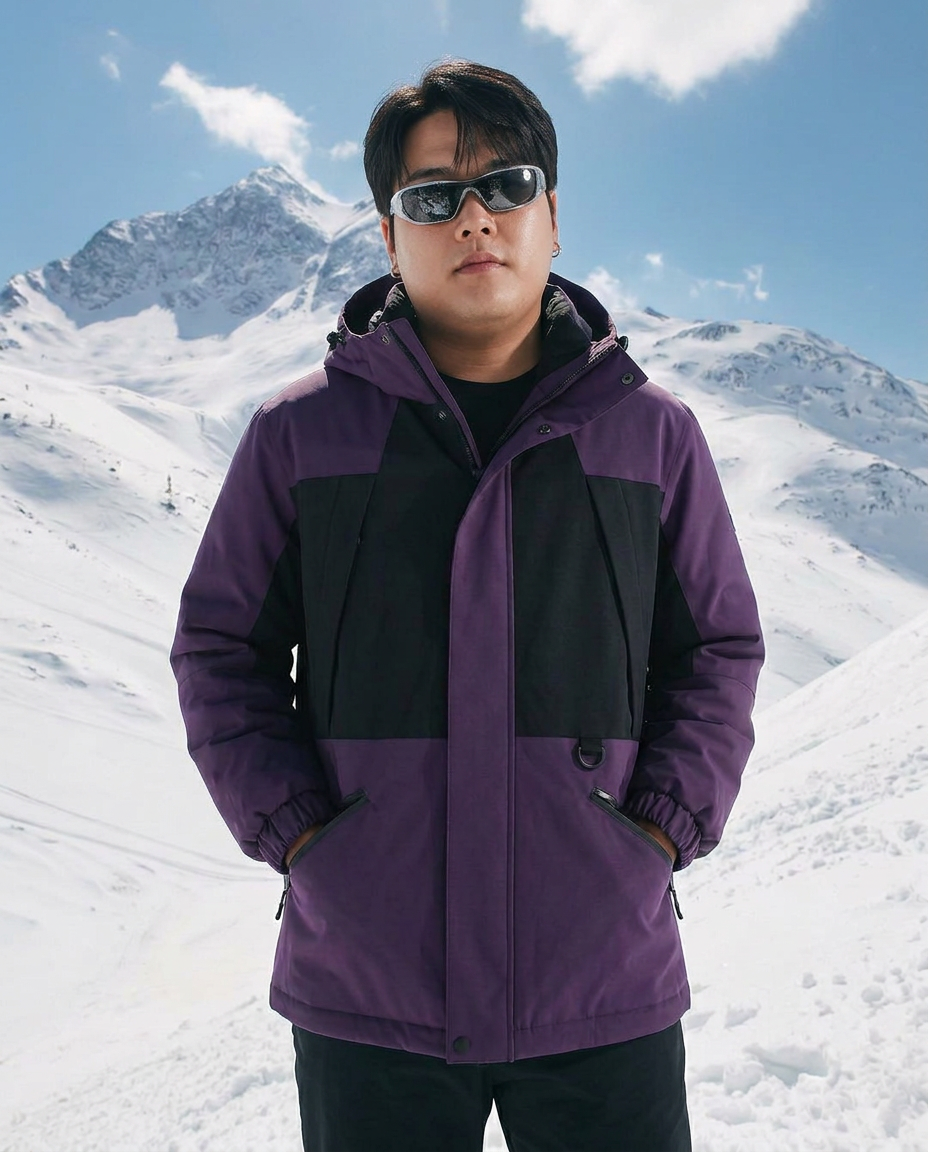 เช่าเสื้อกันหนาว ชาย รุ่น ROUTEBURN สี ม่วง