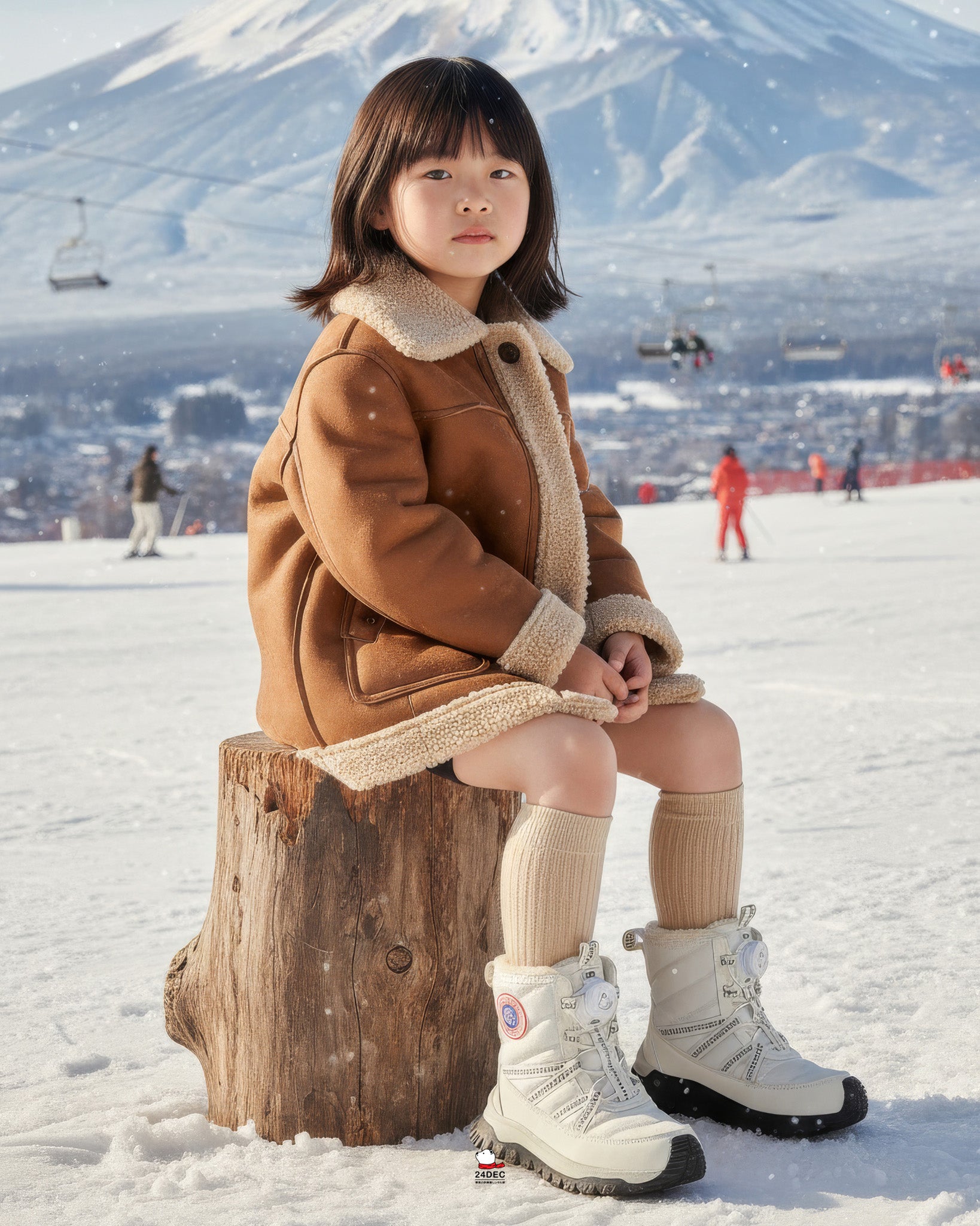 เช่ารองเท้าบูท เด็ก รุ่น SKIDOO สี ขาว