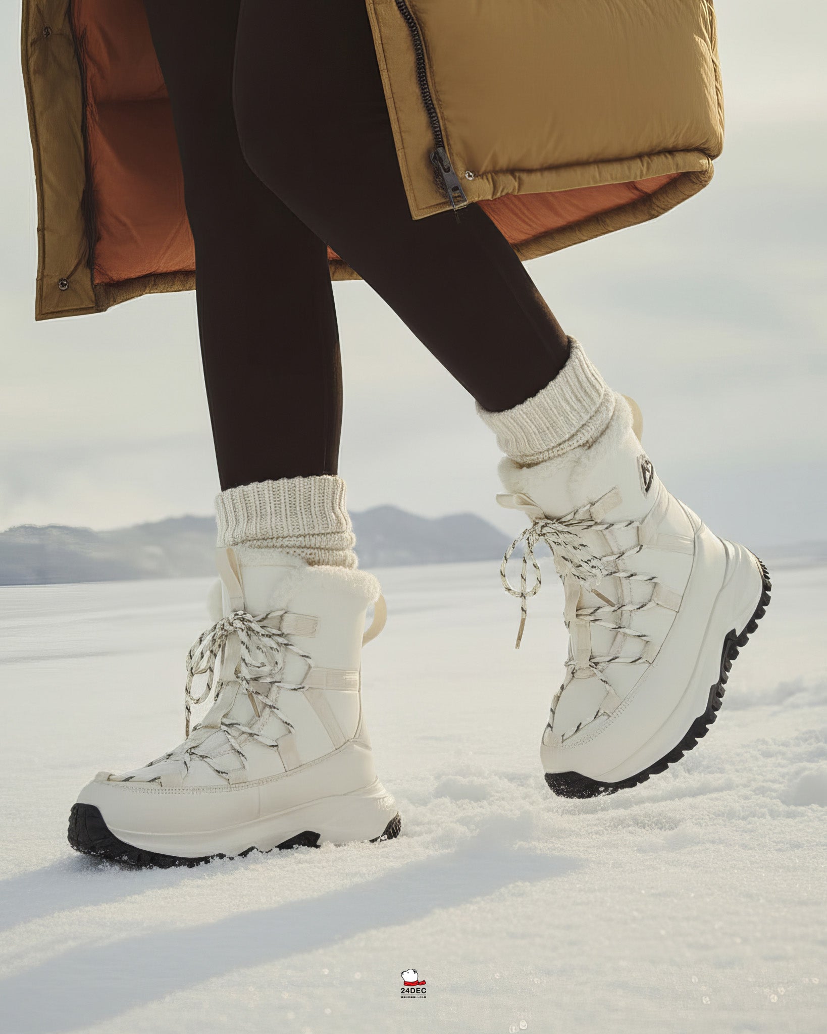 เช่ารองเท้าบูท หญิง/ชาย รุ่น HIMALAYAN สี ขาว