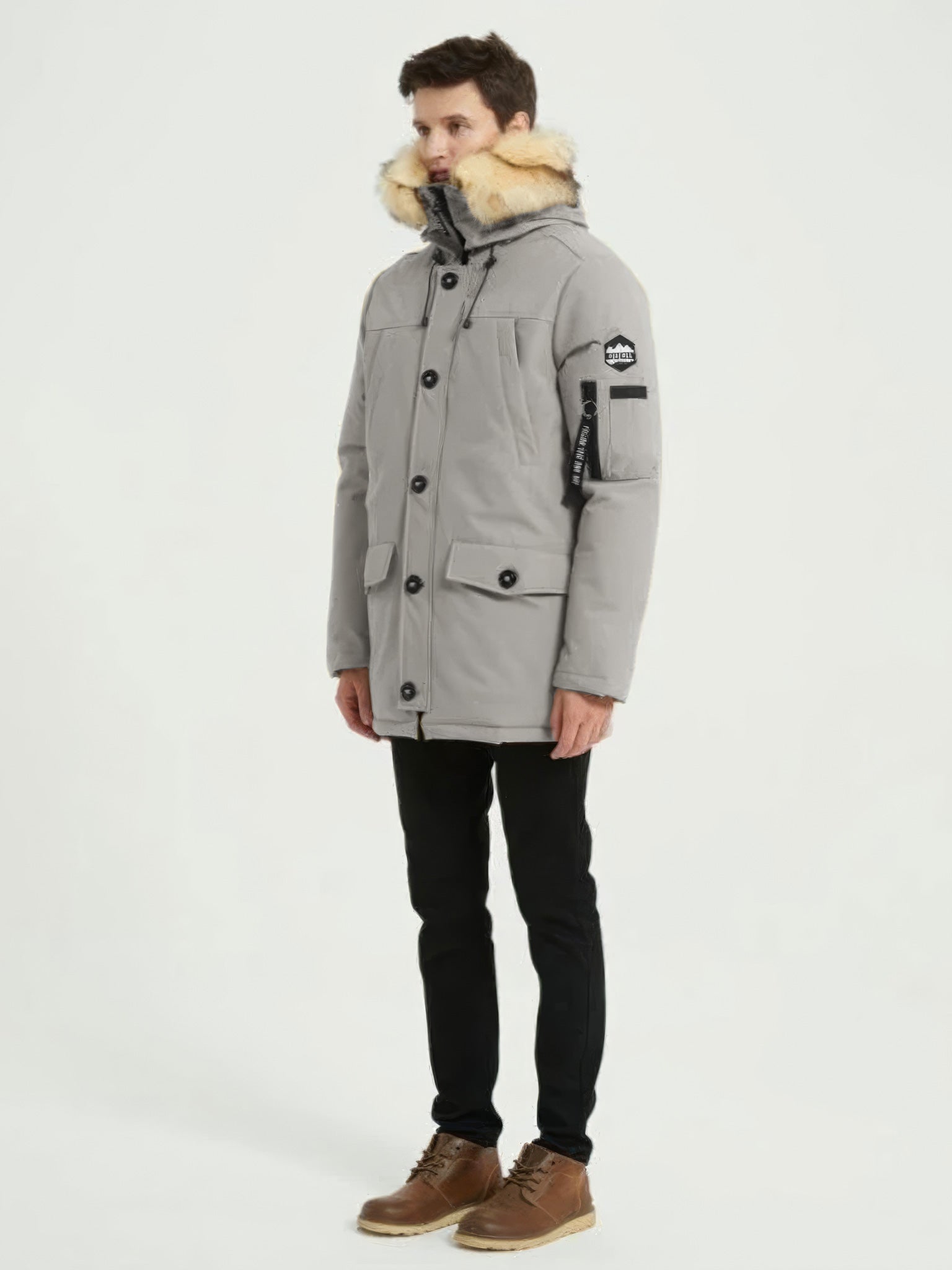 เช่าเสื้อกันหนาว ชาย รุ่น SNOWMOBILE สี ขาว