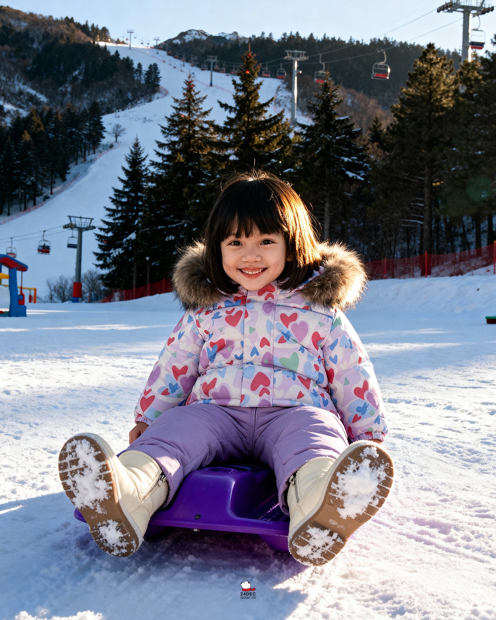 เช่าเสื้อกันหนาว เด็ก รุ่น SODA POP สี ม่วง