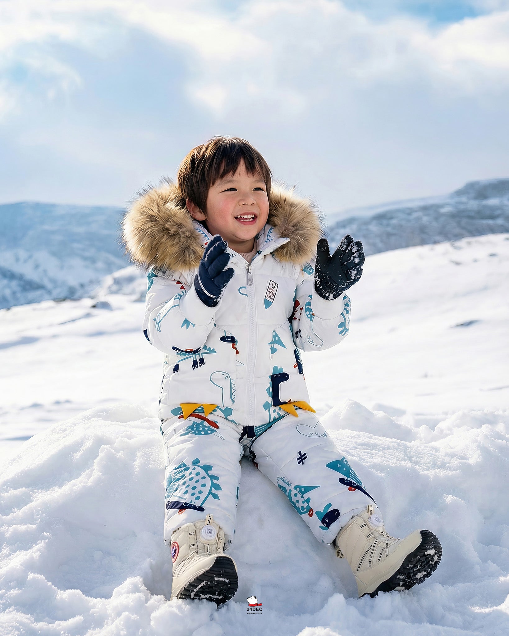 เช่าเสื้อกันหนาว เด็ก รุ่น STEGO สี ขาว