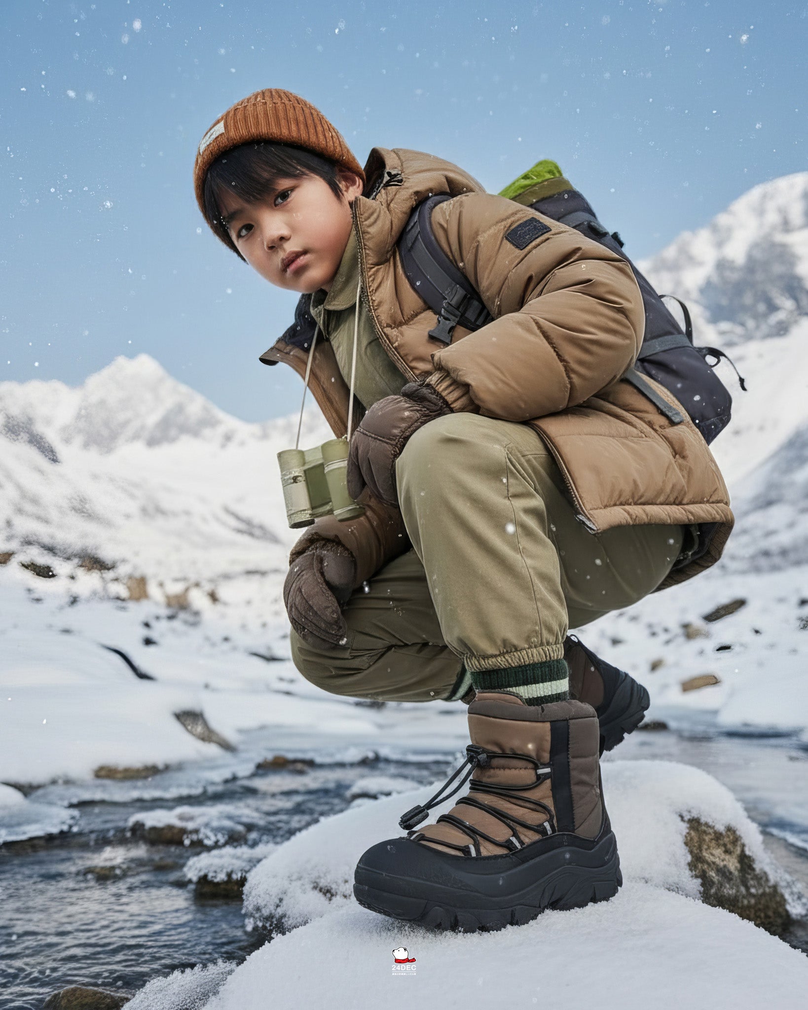 เช่ารองเท้าบูท เด็ก รุ่น SURVEYOR สี น้ำตาล