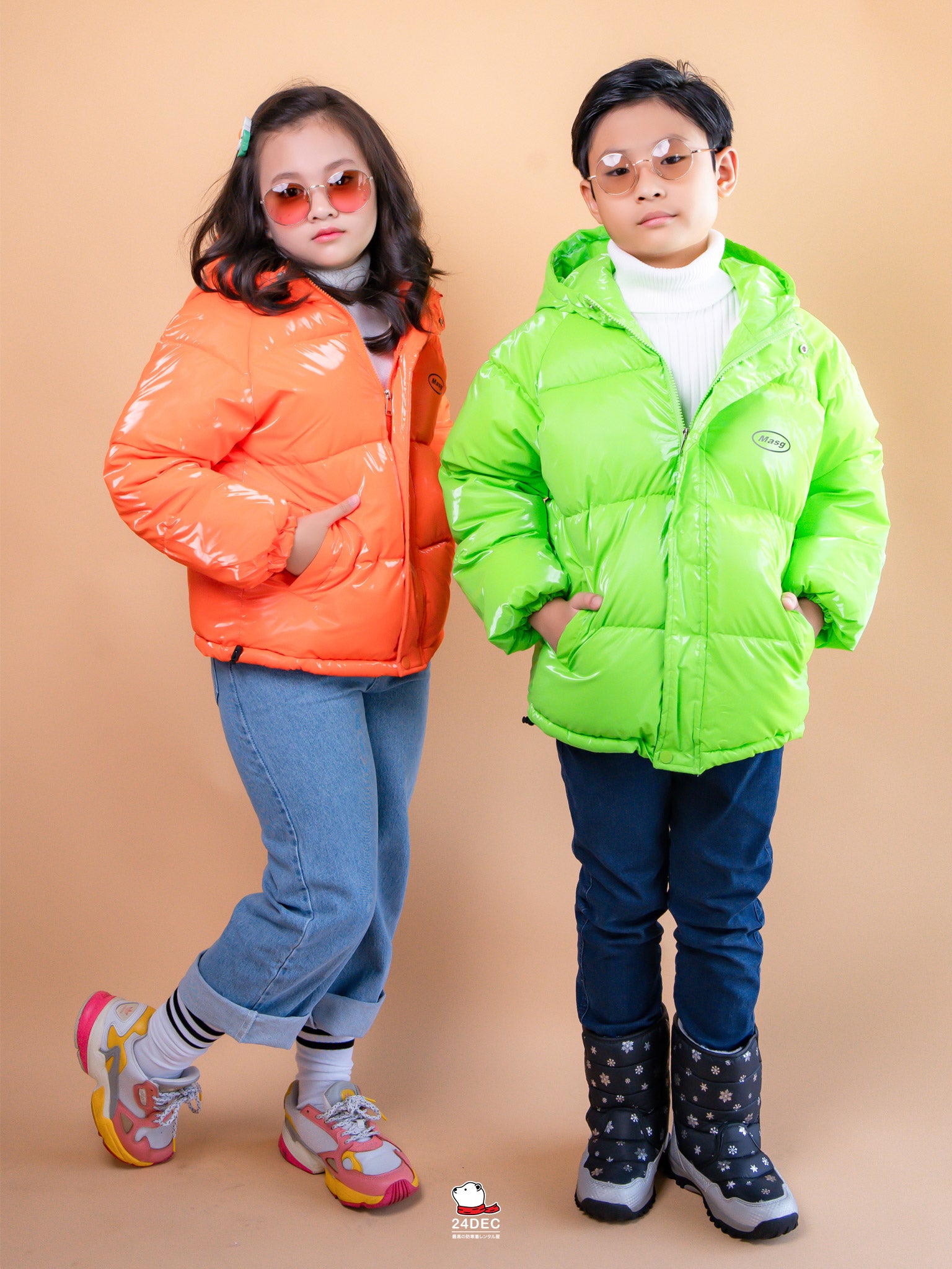 เช่าเสื้อกันหนาว เด็ก รุ่น SWING สี ส้ม