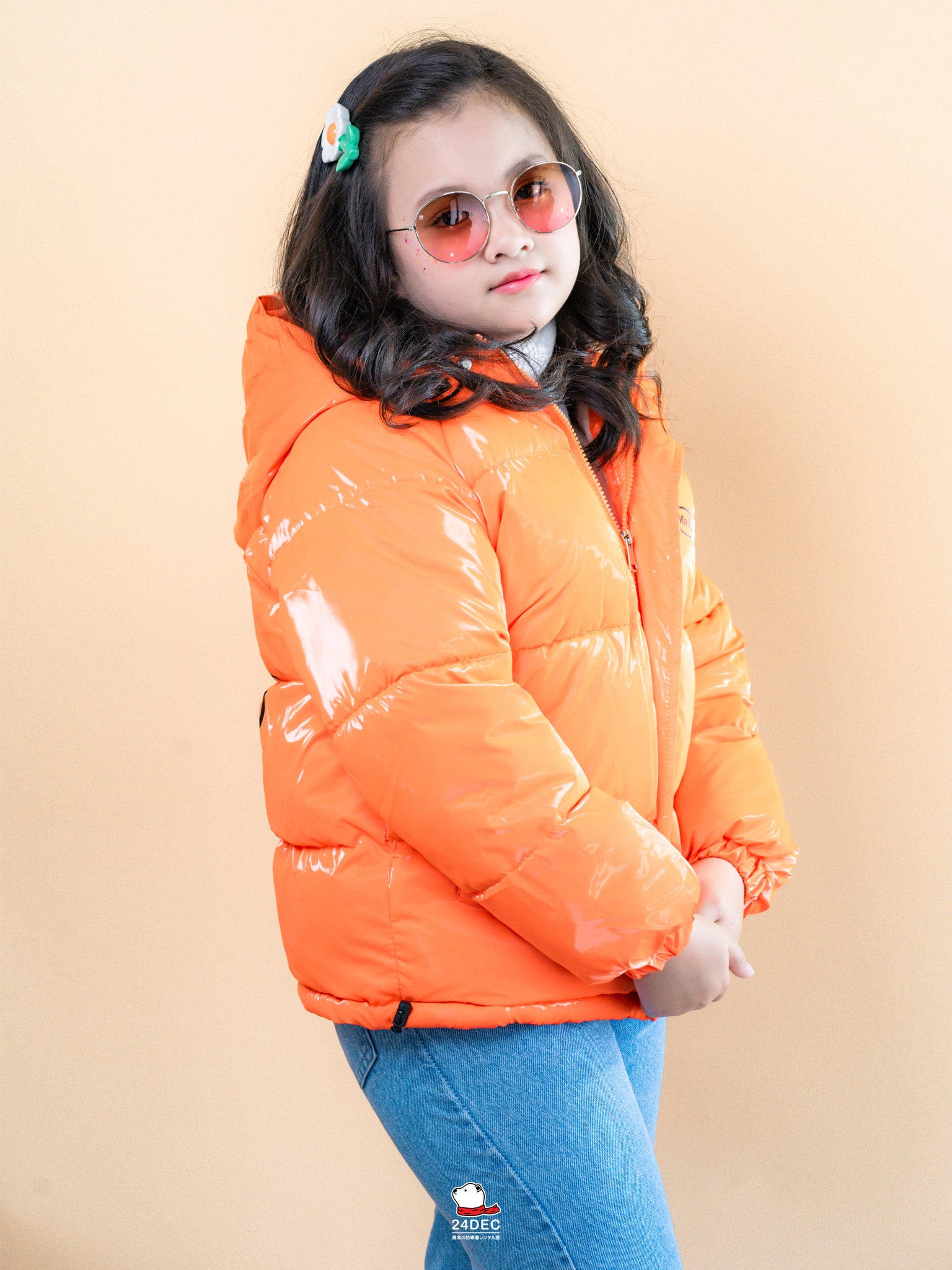 เช่าเสื้อกันหนาว เด็ก รุ่น SWING สี ส้ม