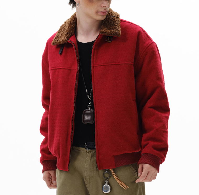 เช่าเสื้อแจ็คเก็ต ชาย รุ่น DURMSTRANG สี แดง