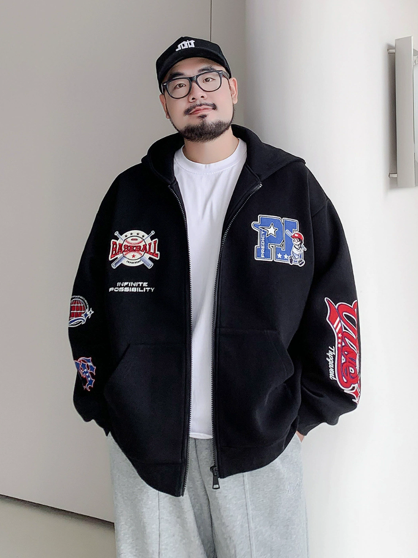 เช่าเสื้อแจ็คเก็ต ชาย รุ่น BASEBALL สี ดำ