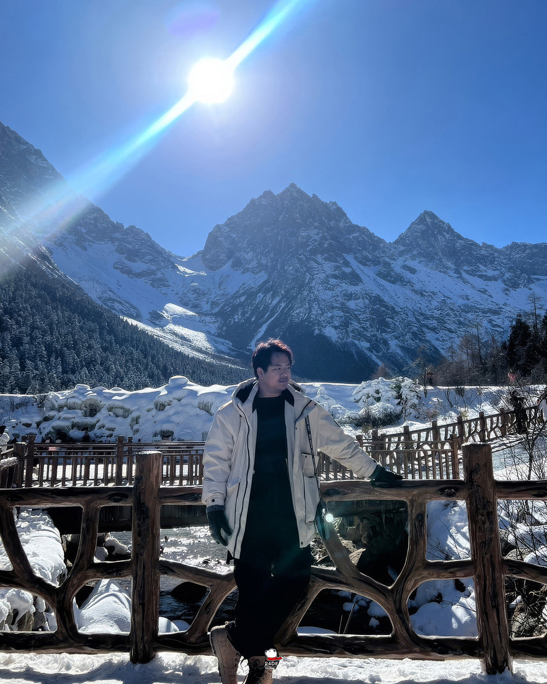 เช่าเสื้อกันหนาว ชาย รุ่น TITLIS สี ขาว