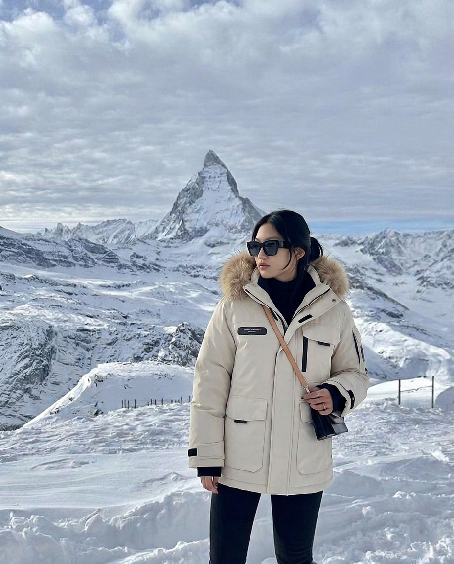เช่าเสื้อกันหนาว หญิง รุ่น TROMSO สี ขาว