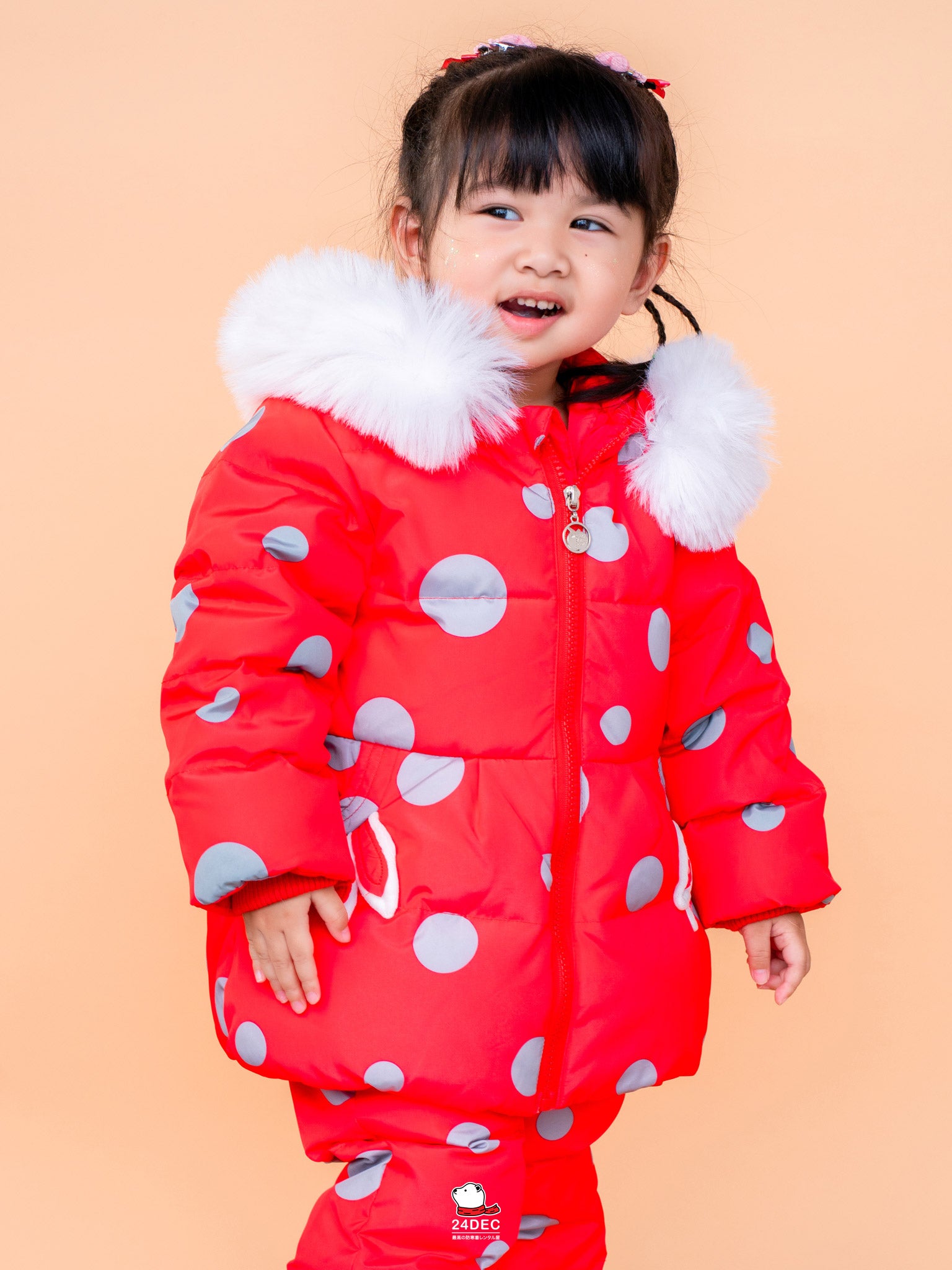 เช่าเสื้อกันหนาว เด็ก รุ่น VALENTINE สี แดง