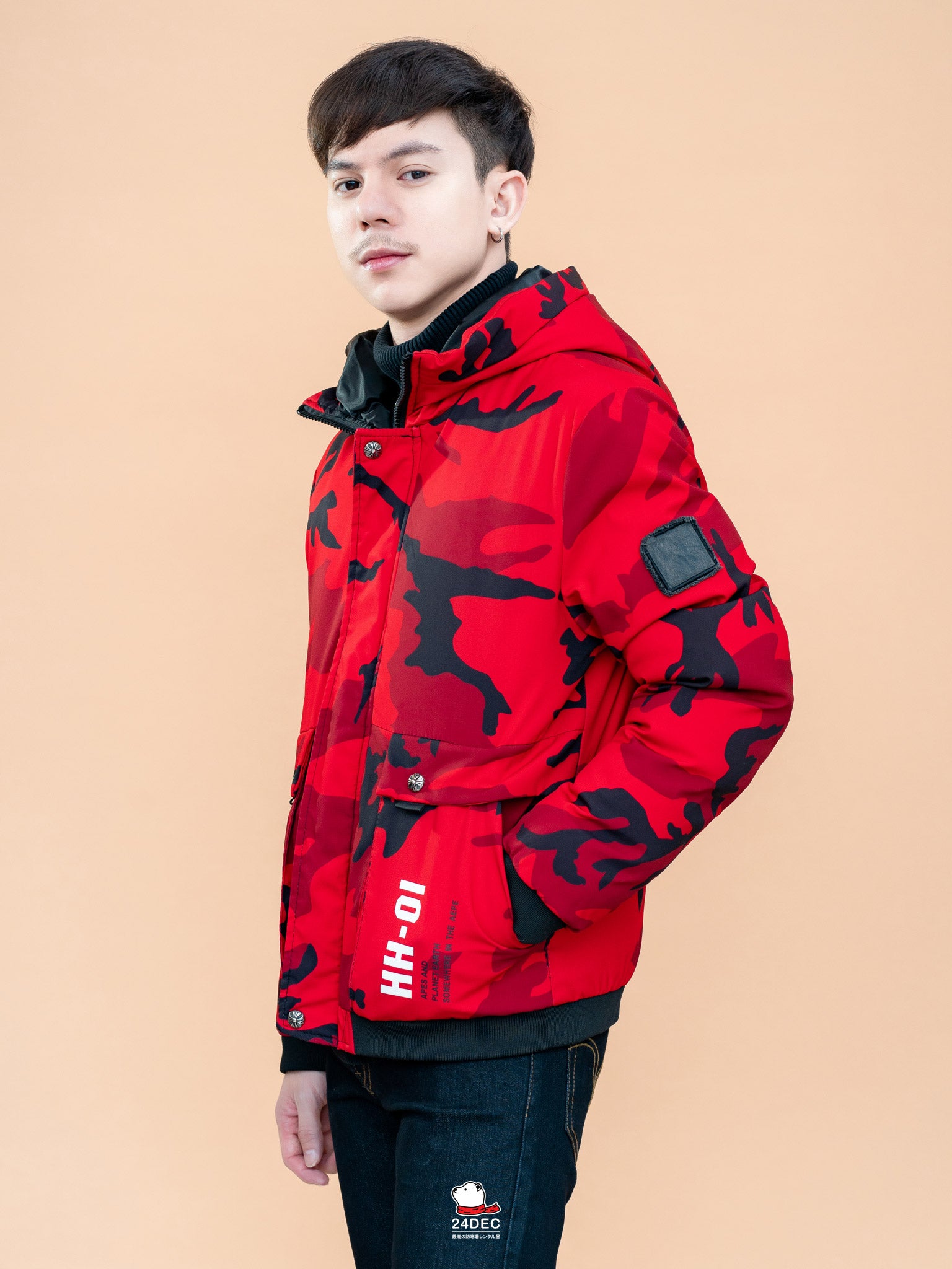 เช่าเสื้อกันหนาว ชาย รุ่น VOCATION สี แดง