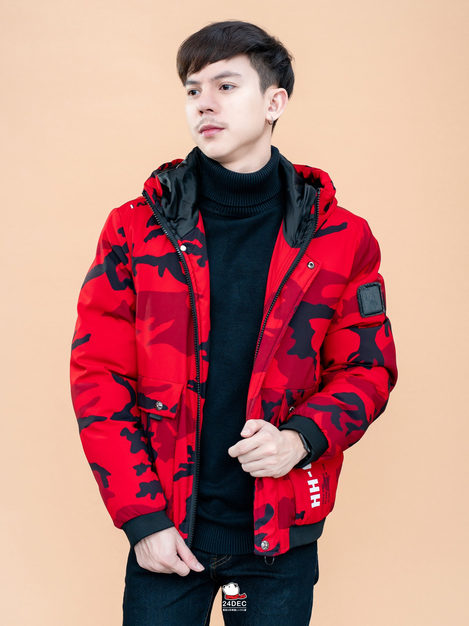 เช่าเสื้อกันหนาว ชาย รุ่น VOCATION สี แดง