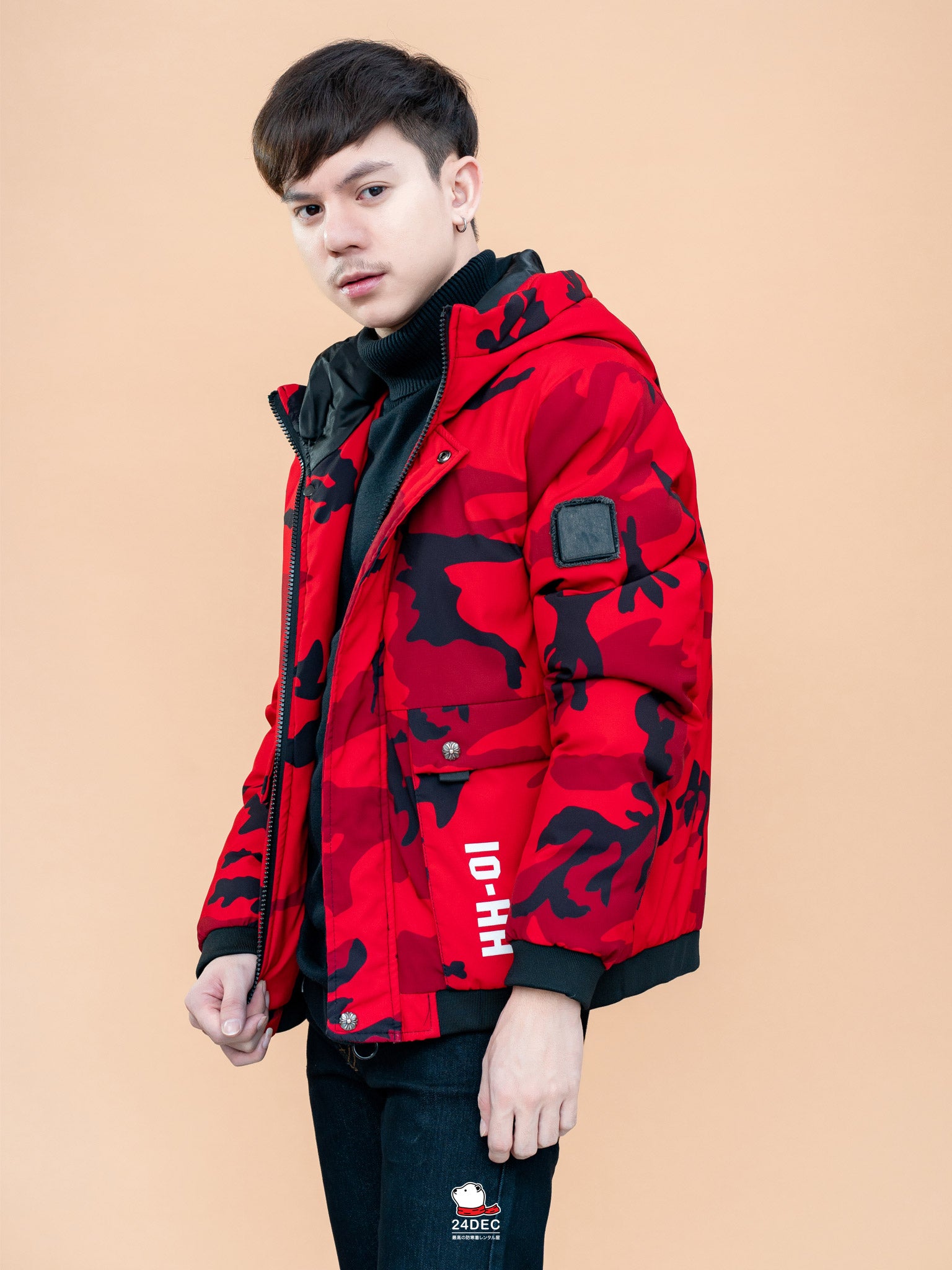 เช่าเสื้อกันหนาว ชาย รุ่น VOCATION สี แดง