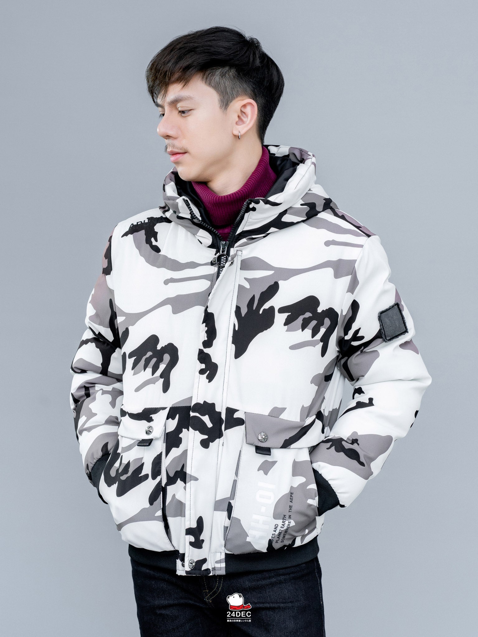 เช่าเสื้อกันหนาว ชาย รุ่น VOCATION สี ขาว