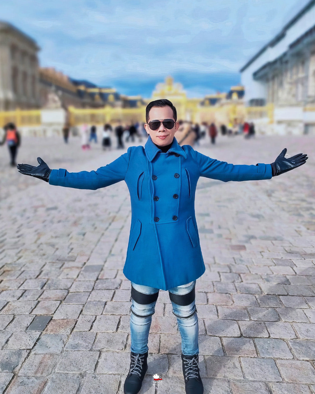 เช่าเสื้อโค้ท ชาย รุ่น WAYBACK สี ฟ้า