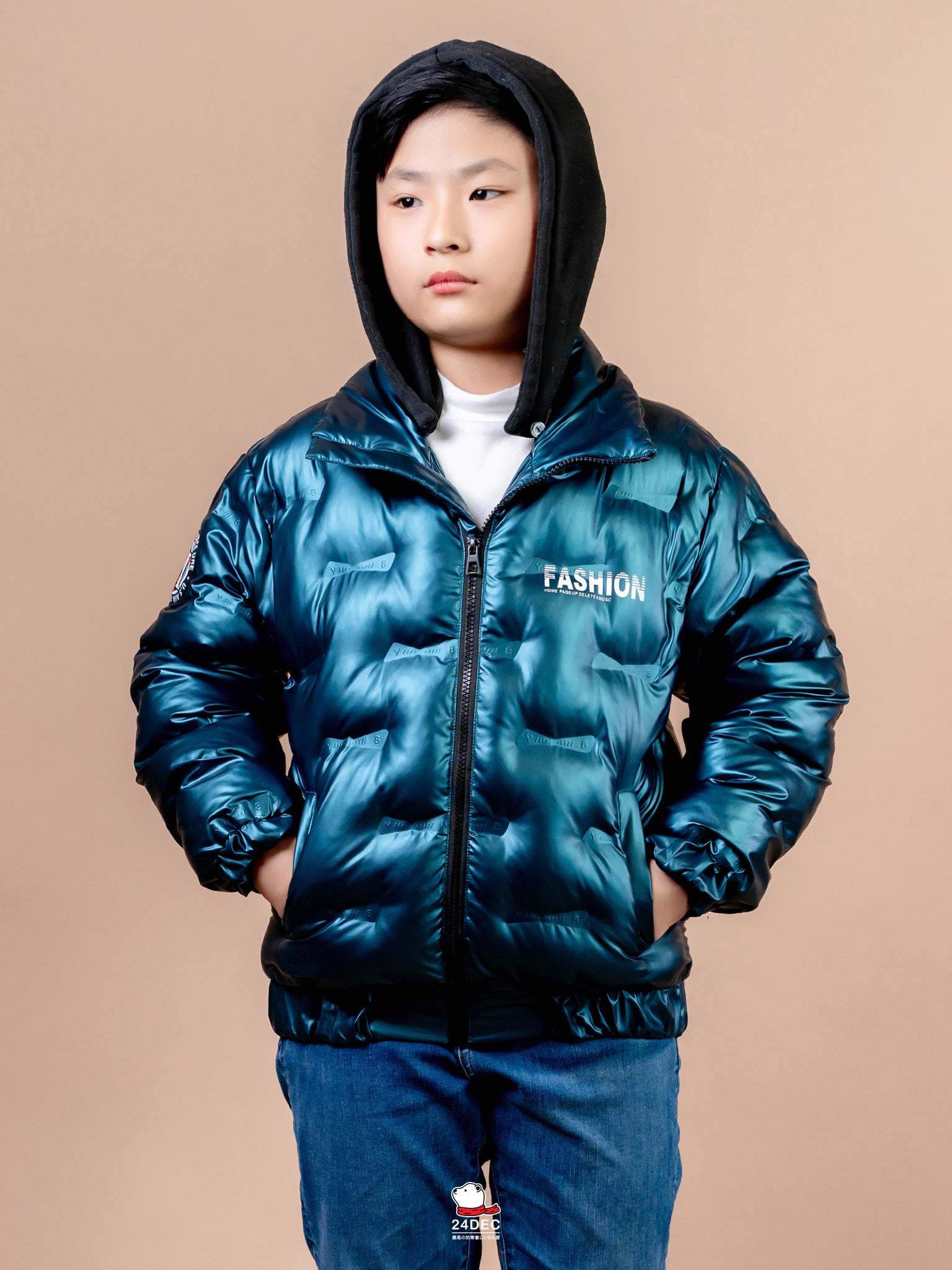 เช่าเสื้อกันหนาว เด็ก รุ่น WINNER สี น้ำเงิน