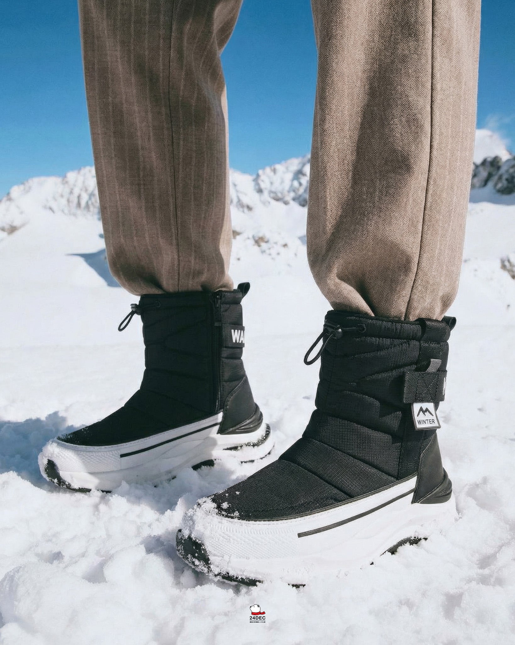 เช่ารองเท้าบูท หญิง/ชาย รุ่น WINTER สี ดำ