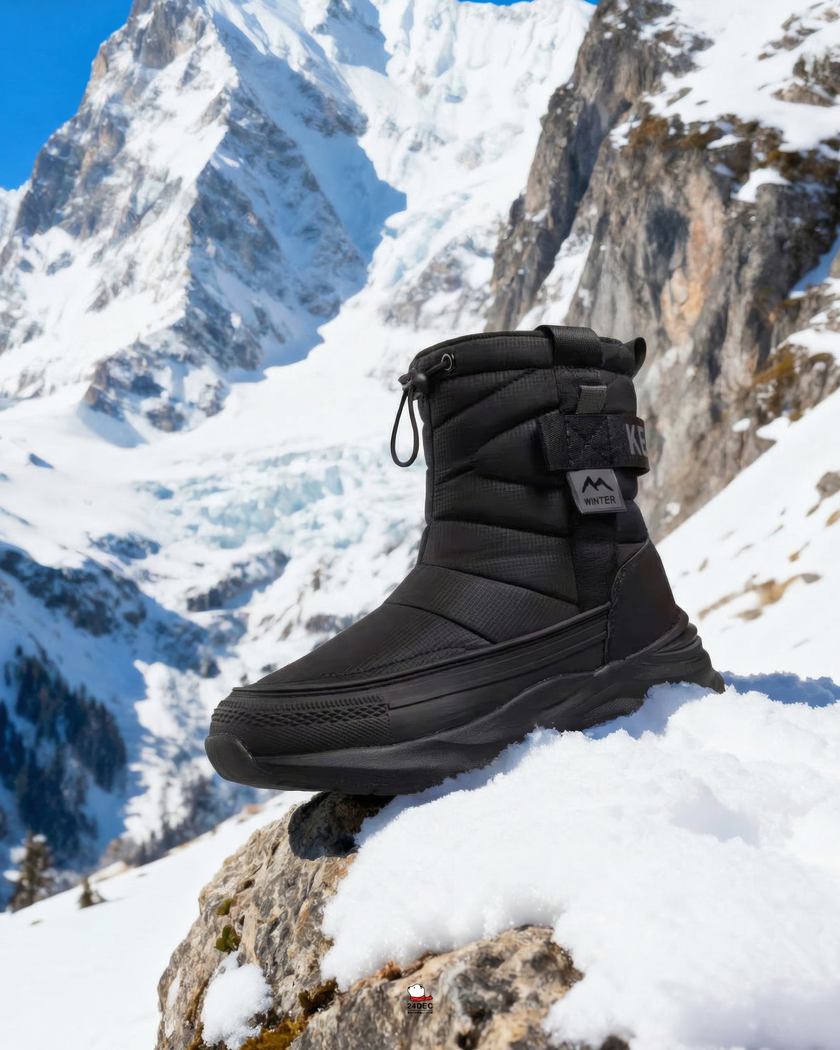 เช่ารองเท้าบูท หญิง/ชาย รุ่น WINTER สี ดำ