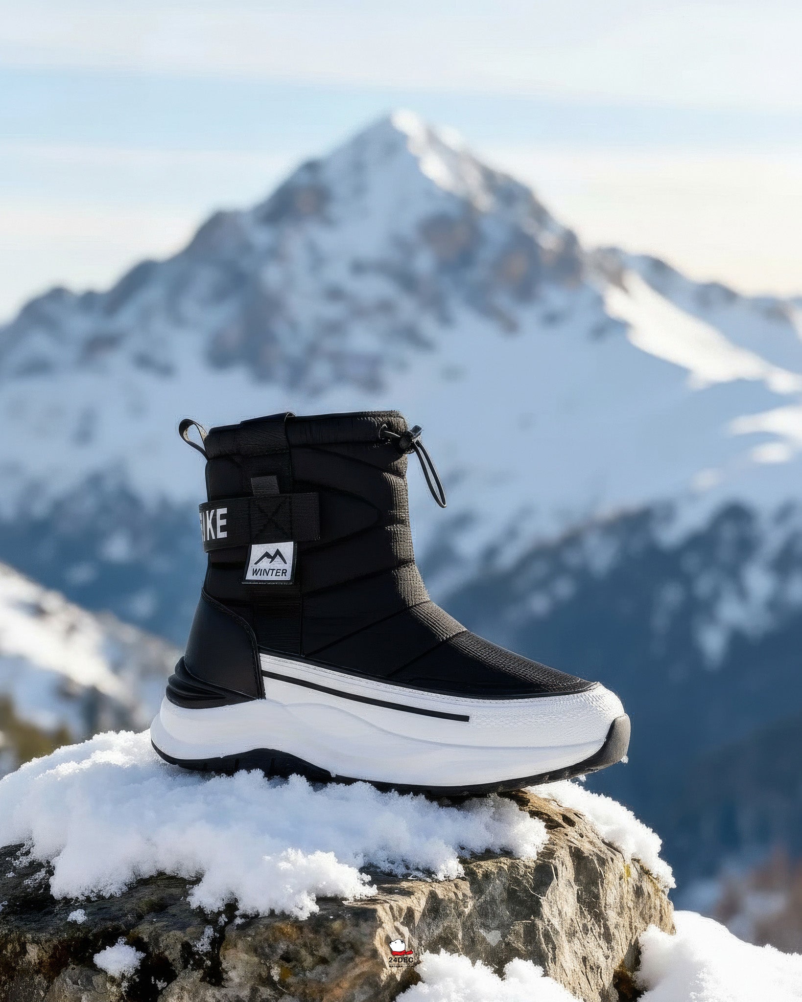 เช่ารองเท้าบูท หญิง/ชาย รุ่น WINTER สี ดำ