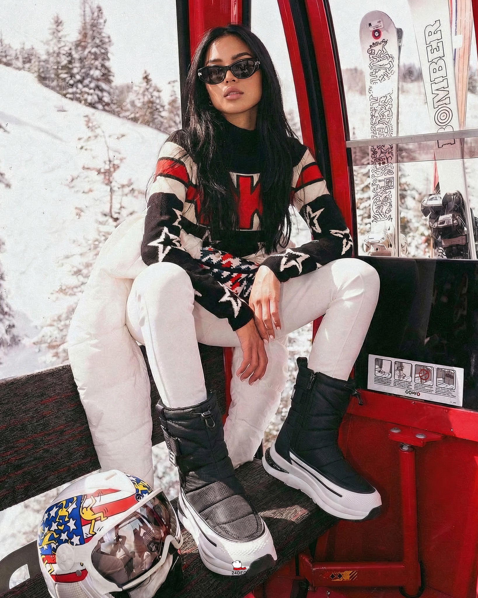 เช่ารองเท้าบูท หญิง/ชาย รุ่น WINTER สี ดำ