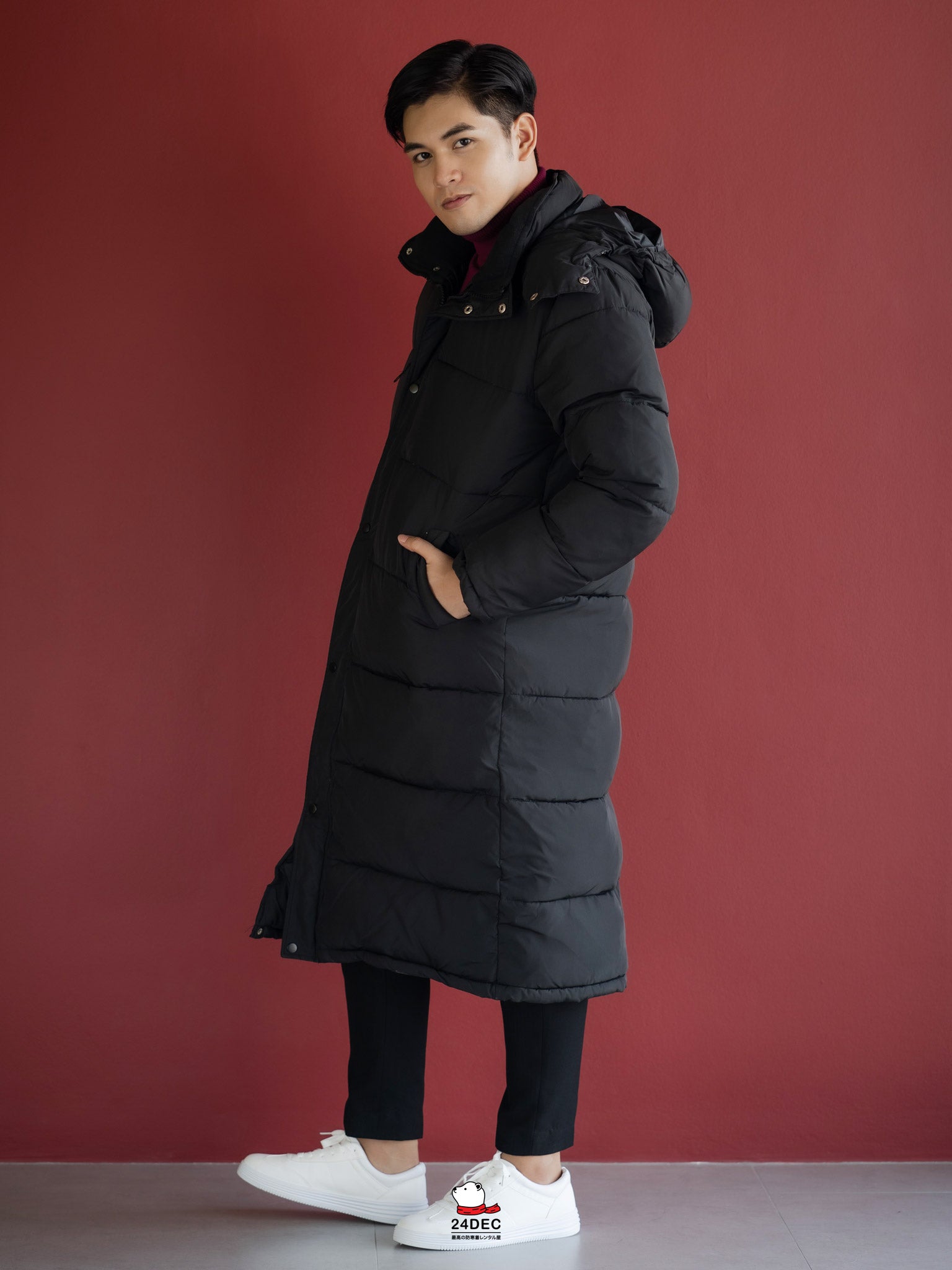 เช่าเสื้อกันหนาว ชาย รุ่น WINTERFELL สี ดำ