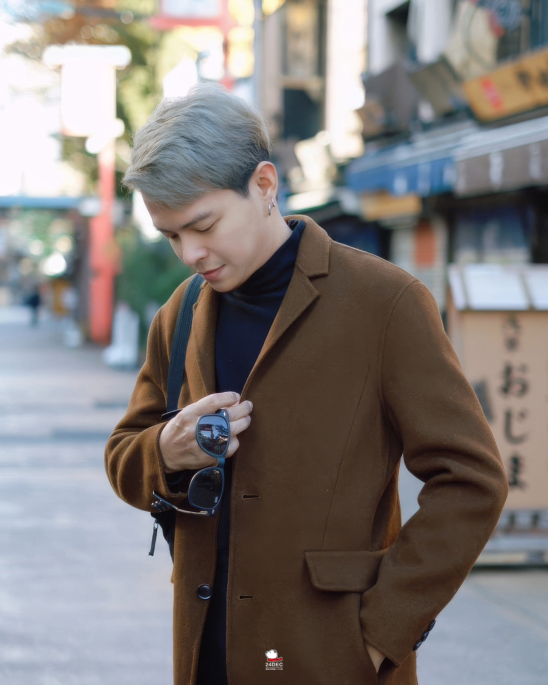 เช่าเสื้อโค้ท ชาย รุ่น WON สี น้ำตาล