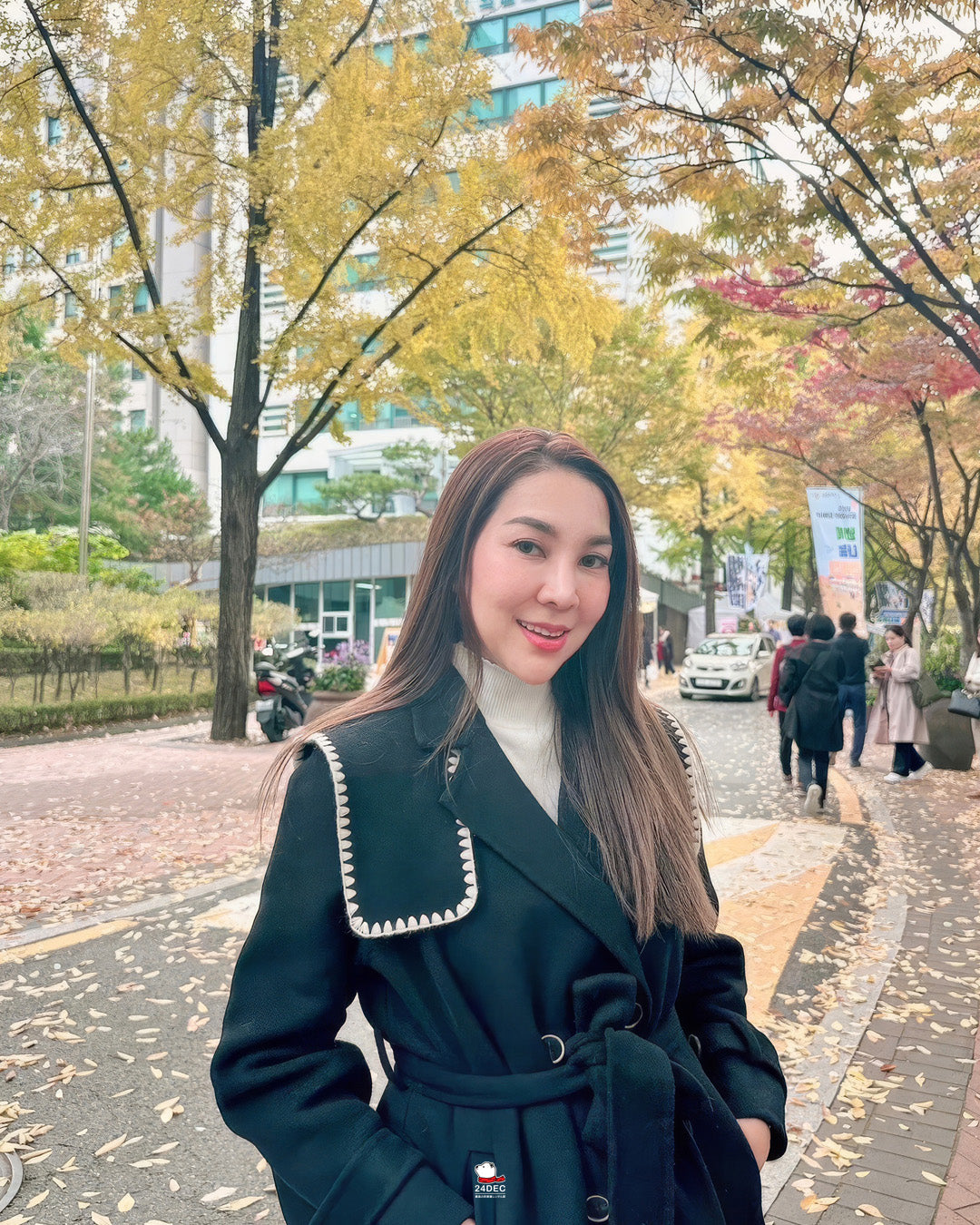 เช่าเสื้อโค้ท หญิง รุ่น NAMSAN สี ดำ