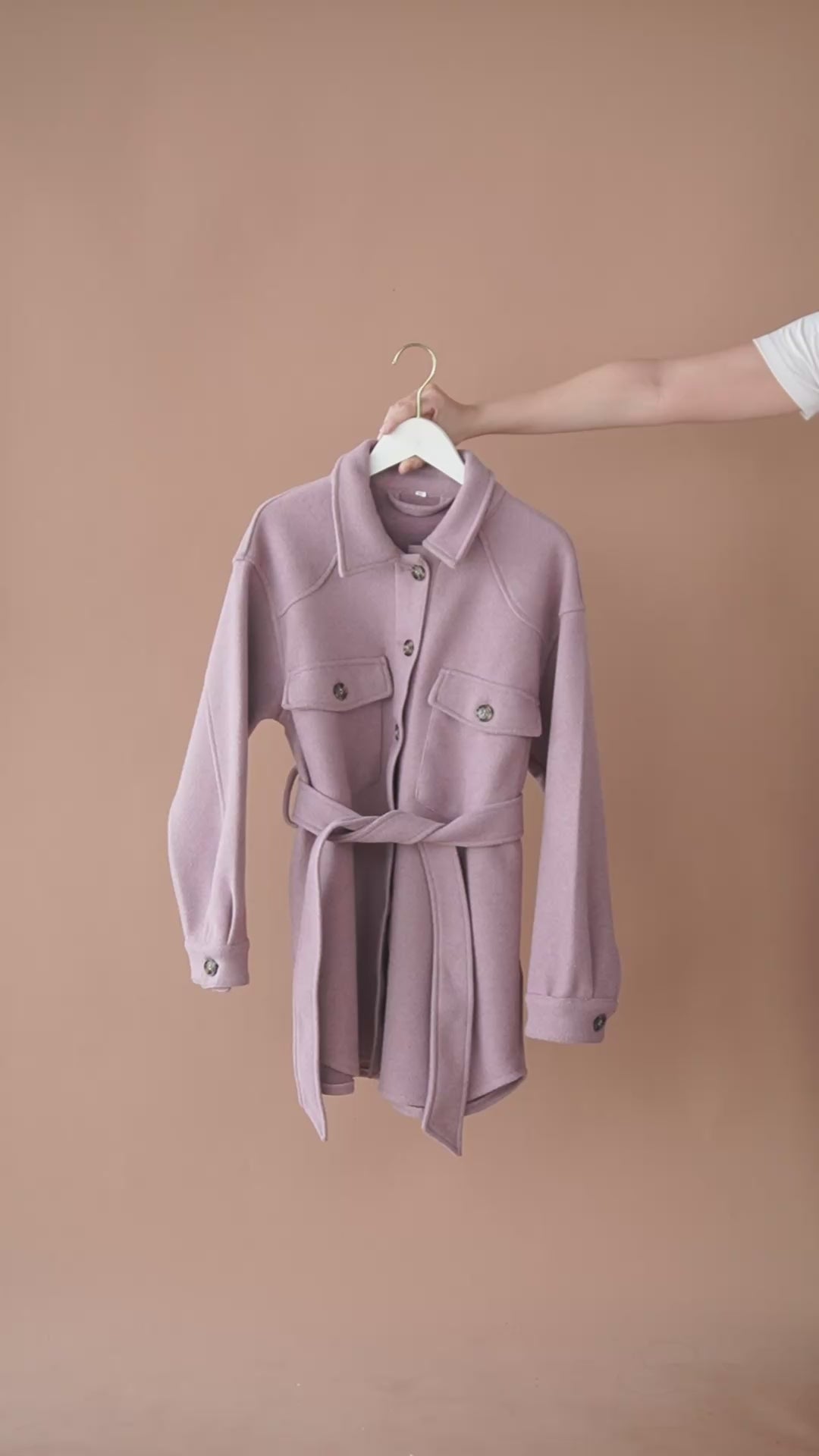 เช่าเสื้อโค้ท หญิง รุ่น BALCONY สี ม่วง