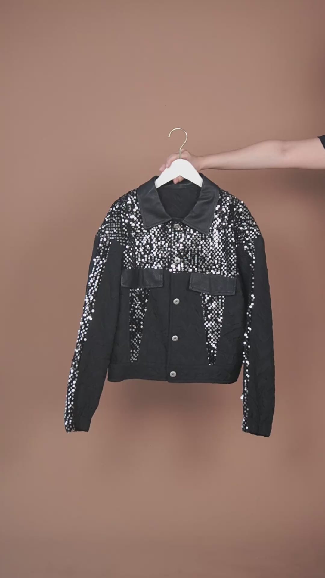 เช่าเสื้อแจ็คเก็ต ชาย รุ่น VINCENT สี ดำ