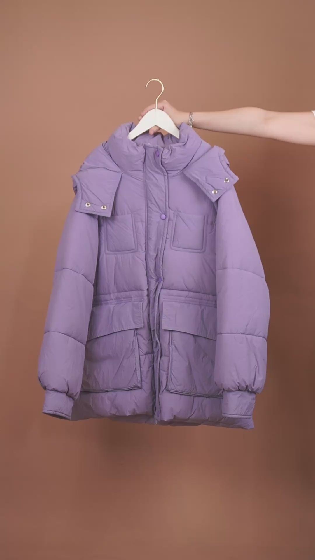 เช่าเสื้อกันหนาว หญิง รุ่น CHENGDU สี ม่วง