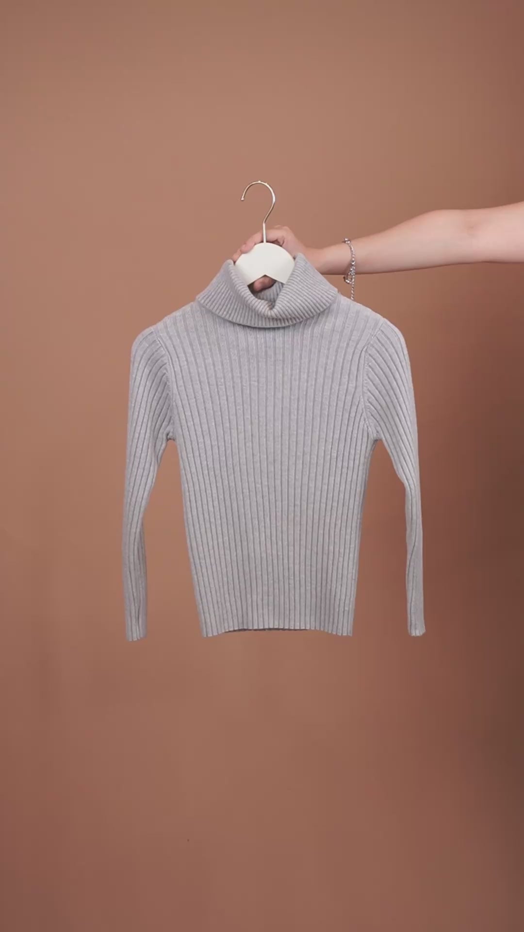 เช่าเสื้อคอเต่า เด็ก รุ่น AQUA สี เทา
