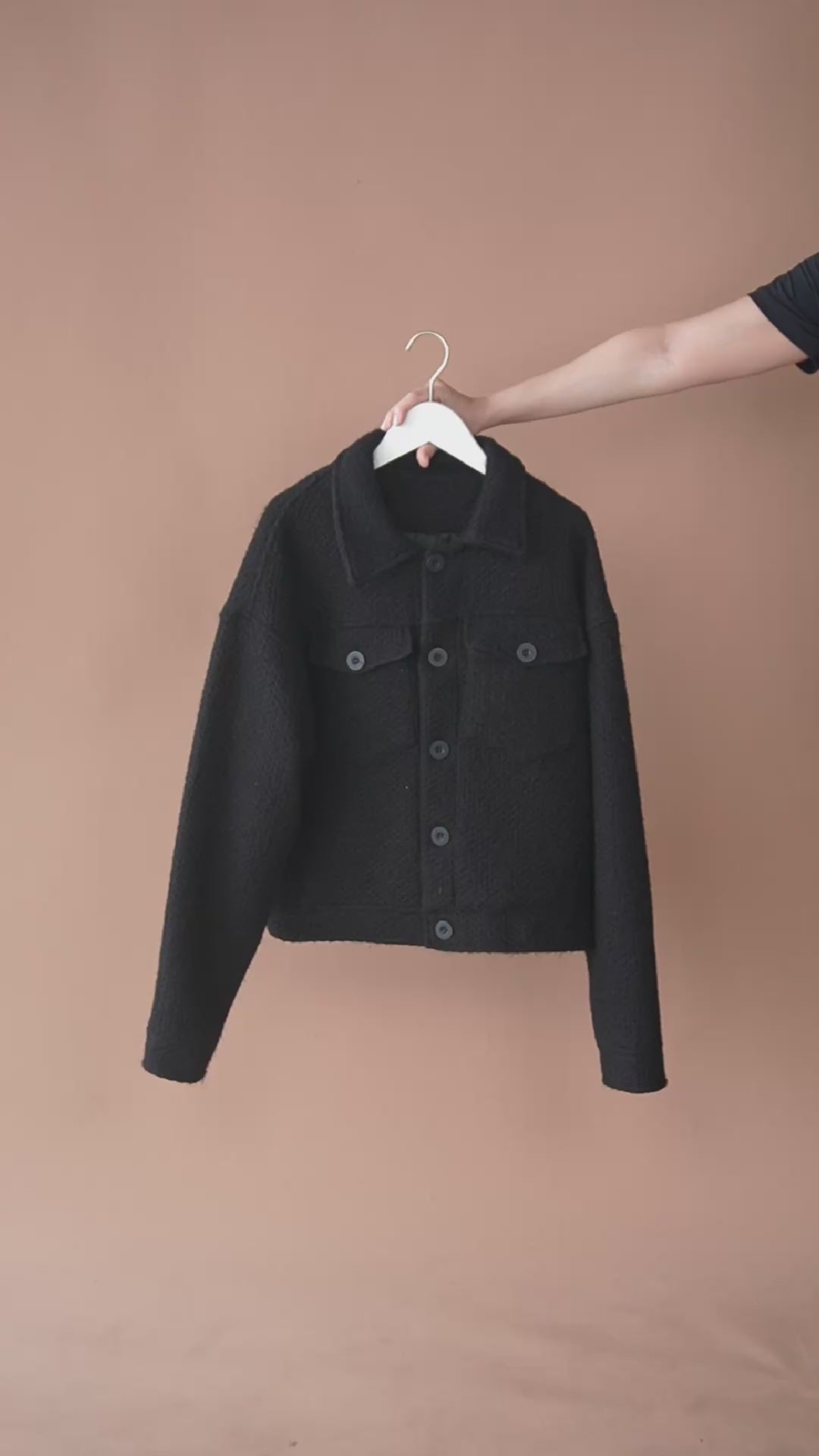 เช่าเสื้อแจ็คเก็ต ชาย รุ่น ELIO สี ดำ