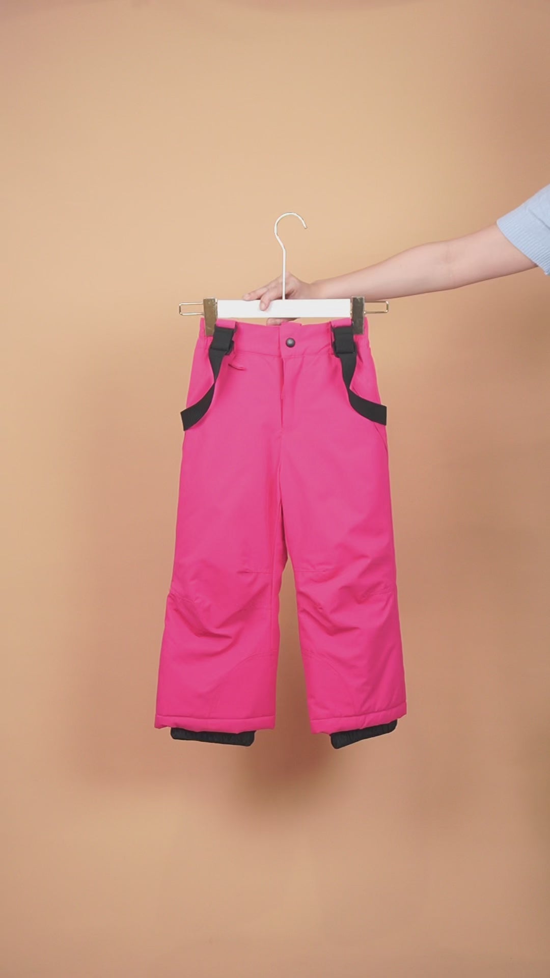 เช่ากางเกงสกี เด็ก รุ่น NAVER สี ชมพู