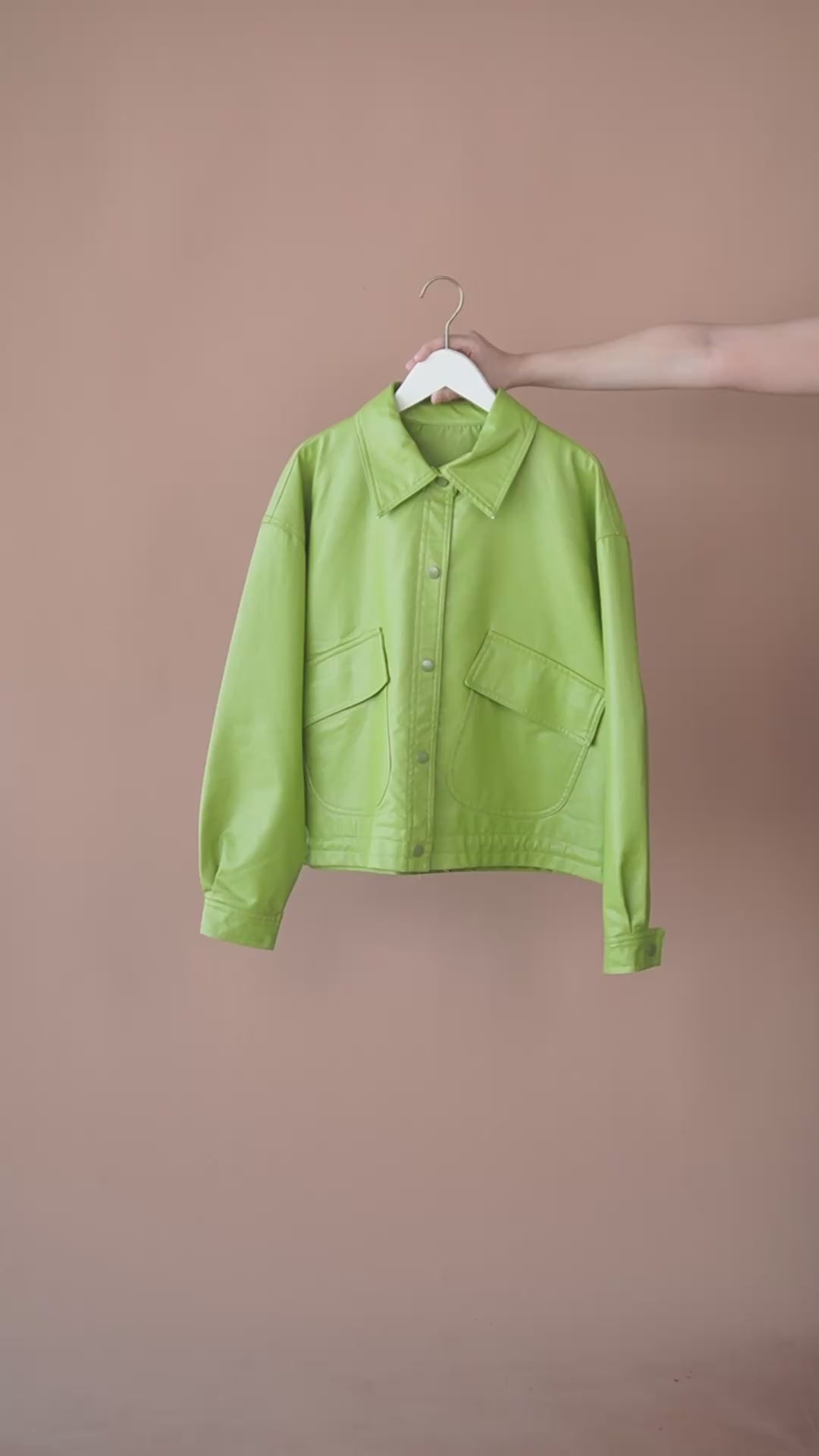 เช่าเสื้อแจ็คเก็ต หญิง รุ่น MATCHA สี เขียว