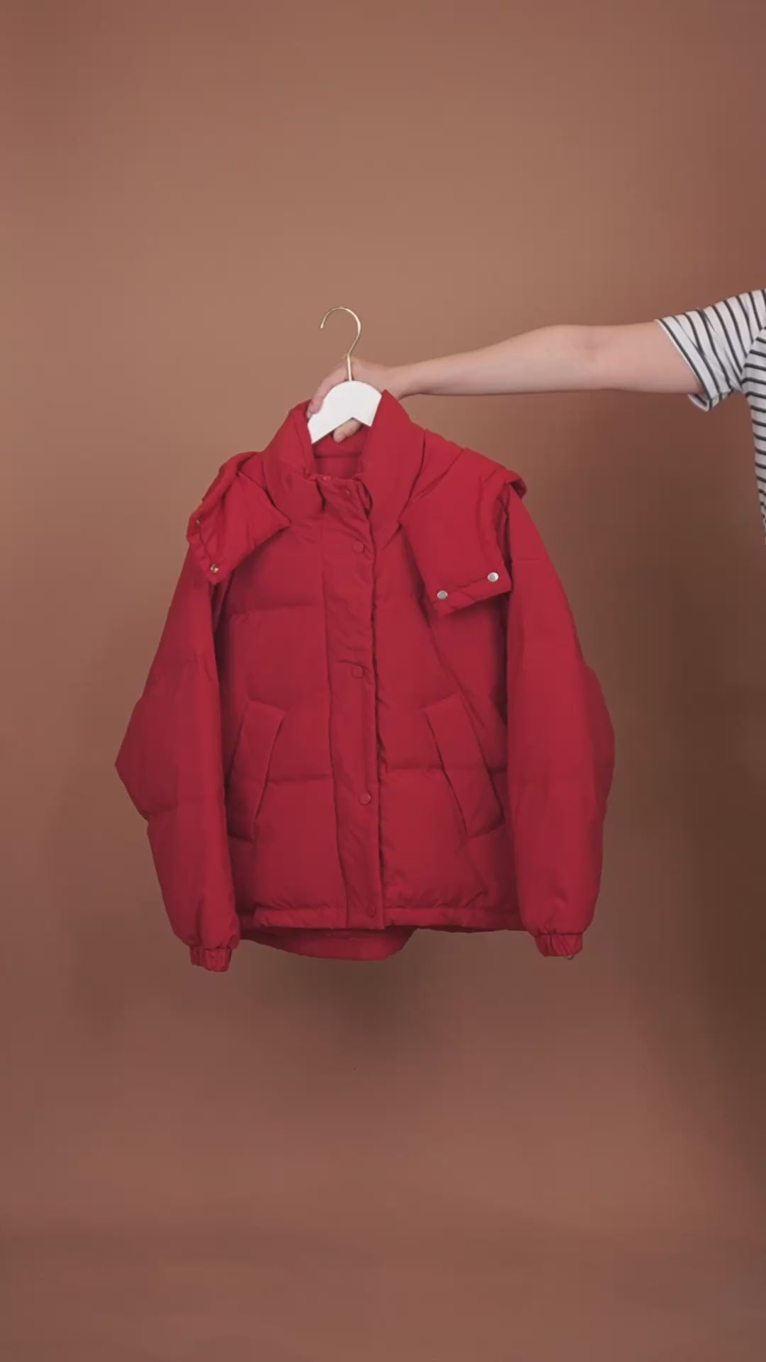 เช่าเสื้อกันหนาว หญิง รุ่น ROJO สี แดง
