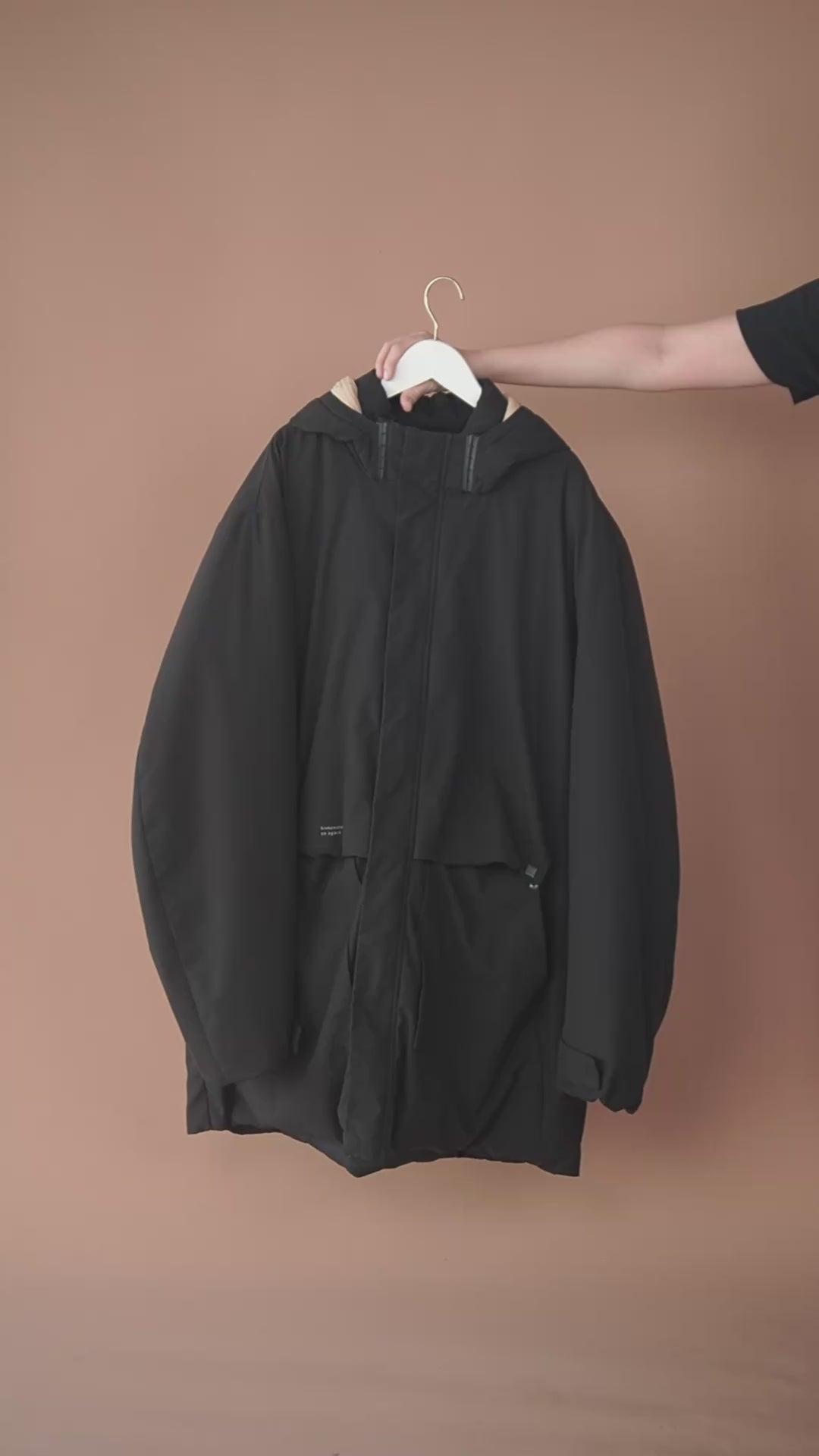 เช่าเสื้อกันหนาว ชาย รุ่น DOMINUS สี ดำ