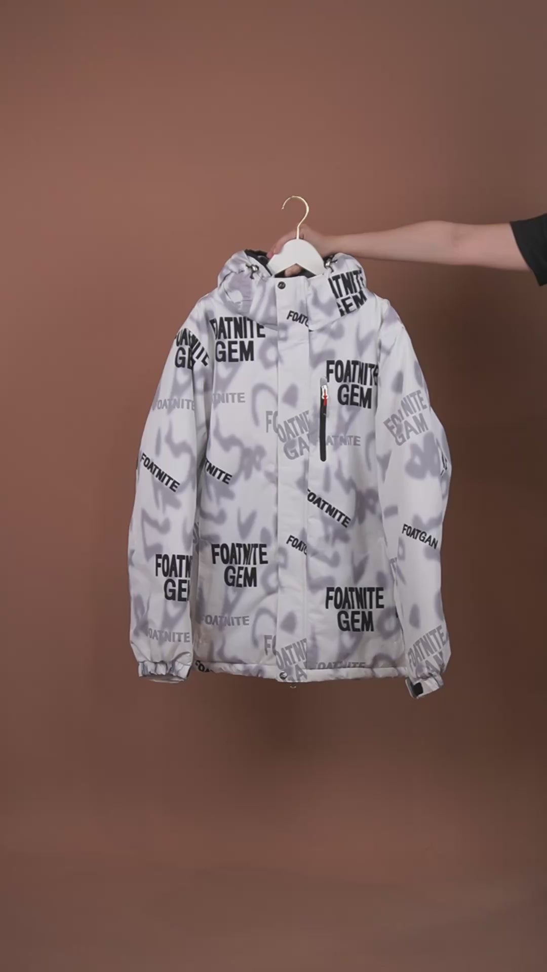 เช่าเสื้อสกี ชาย รุ่น FOATNITE สี ขาว