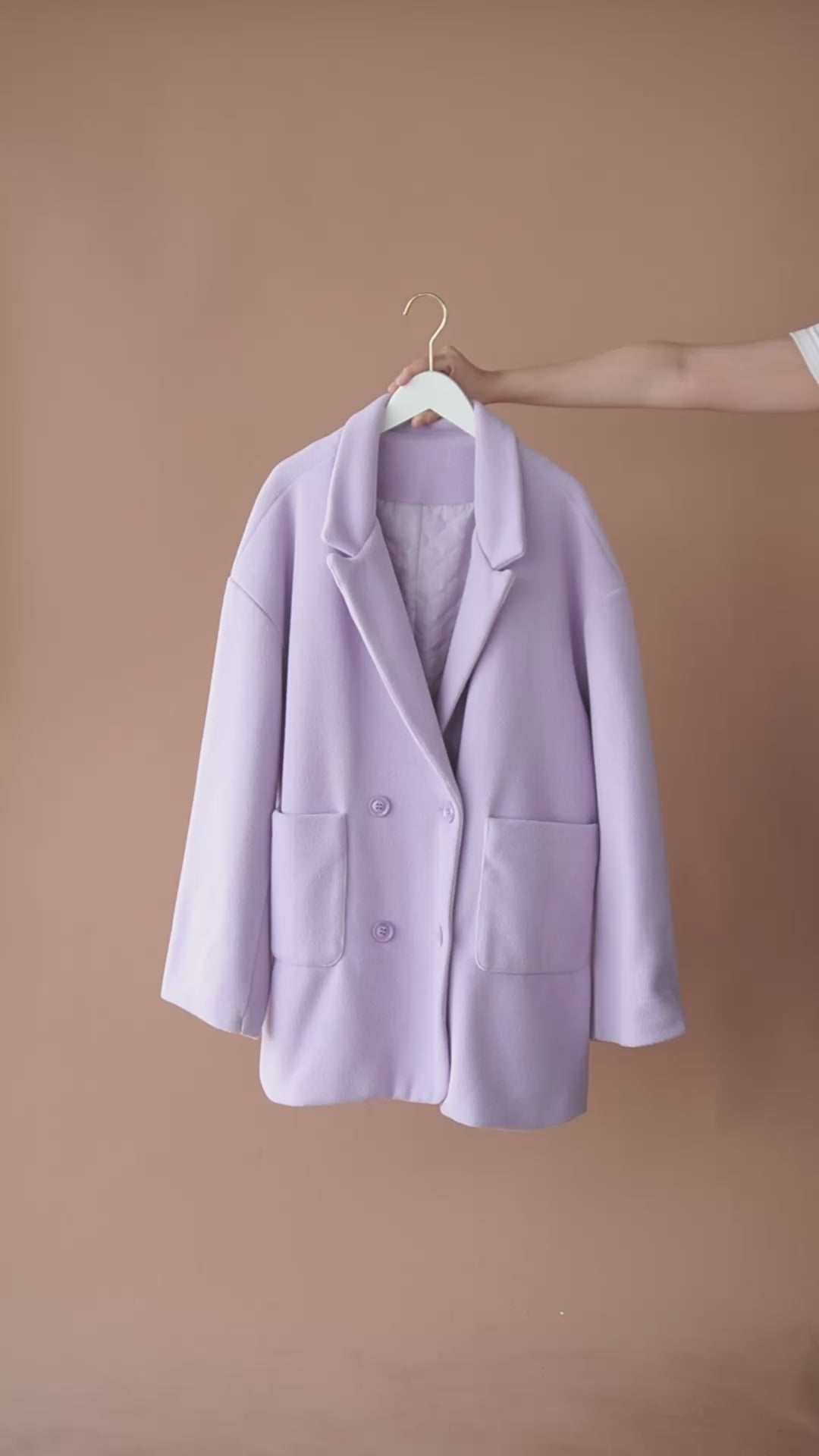 เช่าเสื้อโค้ท หญิง รุ่น LILAC สี ม่วง