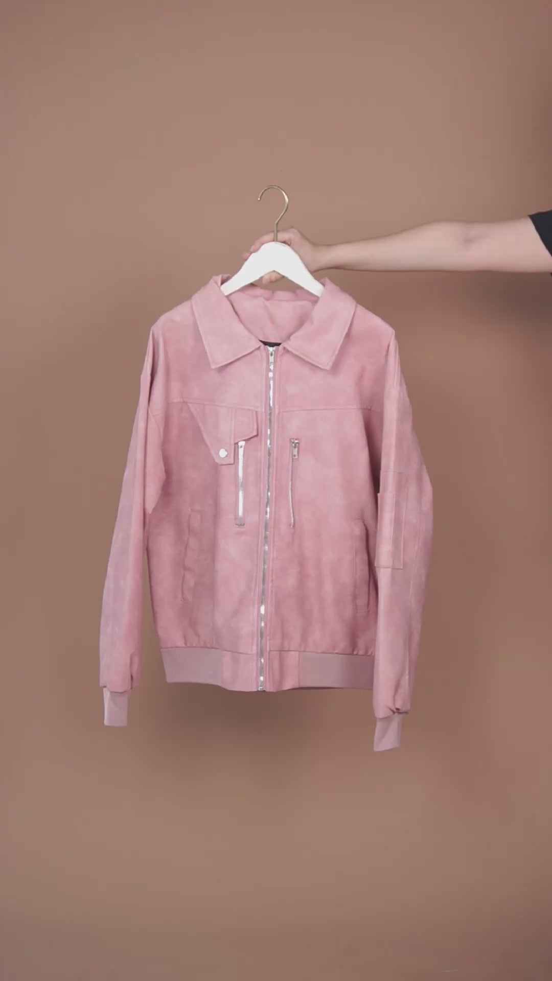 เช่าเสื้อแจ็คเก็ต ชาย รุ่น SEGUNDO สี ชมพู