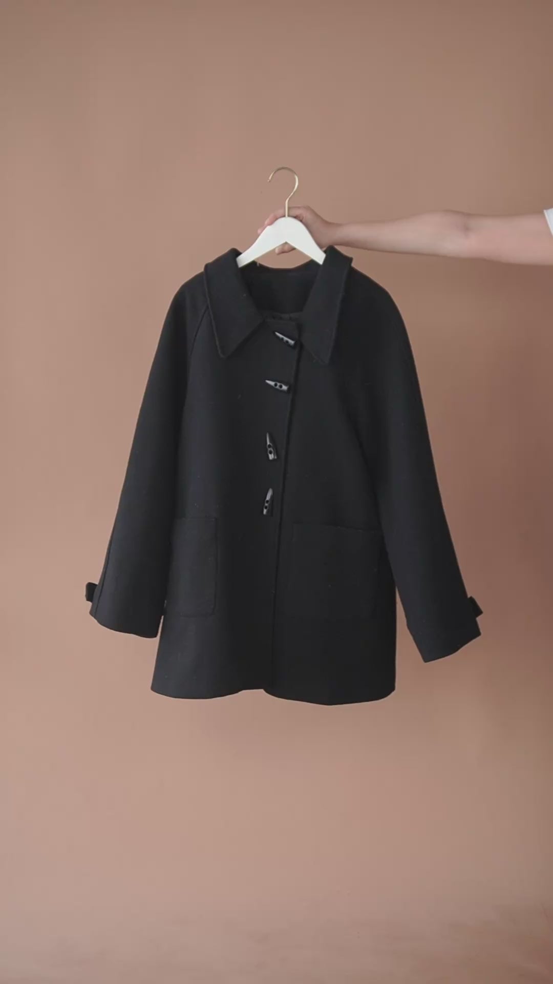 เช่าเสื้อโค้ท หญิง รุ่น TILLY สี ดำ