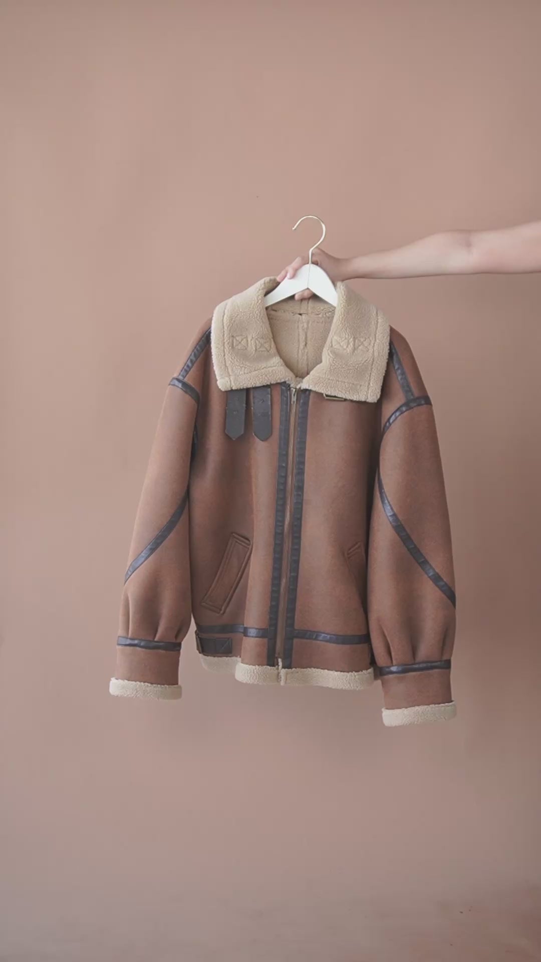 เช่าเสื้อแจ็คเก็ต หญิง รุ่น MCCOY สี น้ำตาล