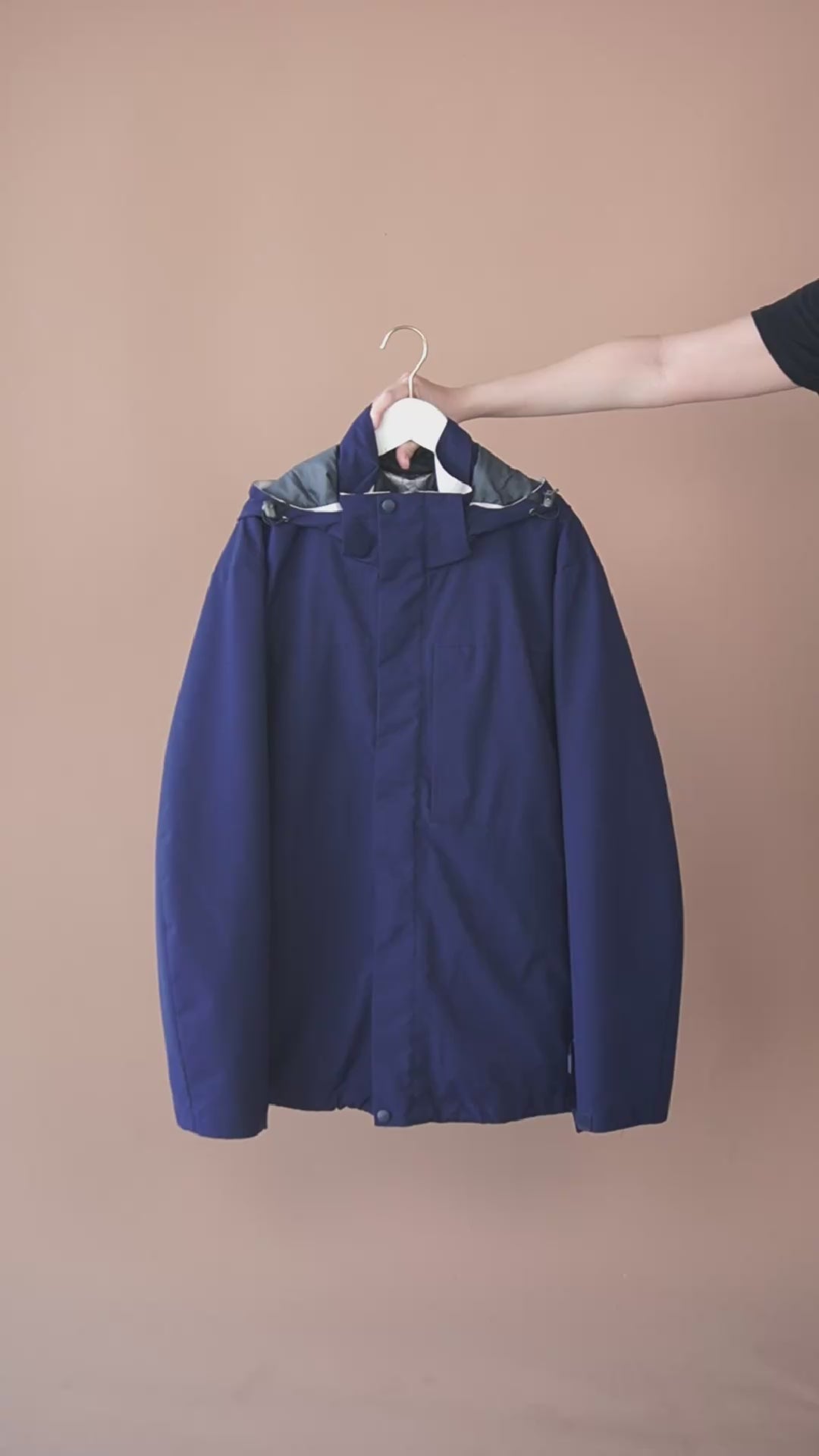 เช่าเสื้อกันหนาว ชาย รุ่น OVERLAND สี น้ำเงิน
