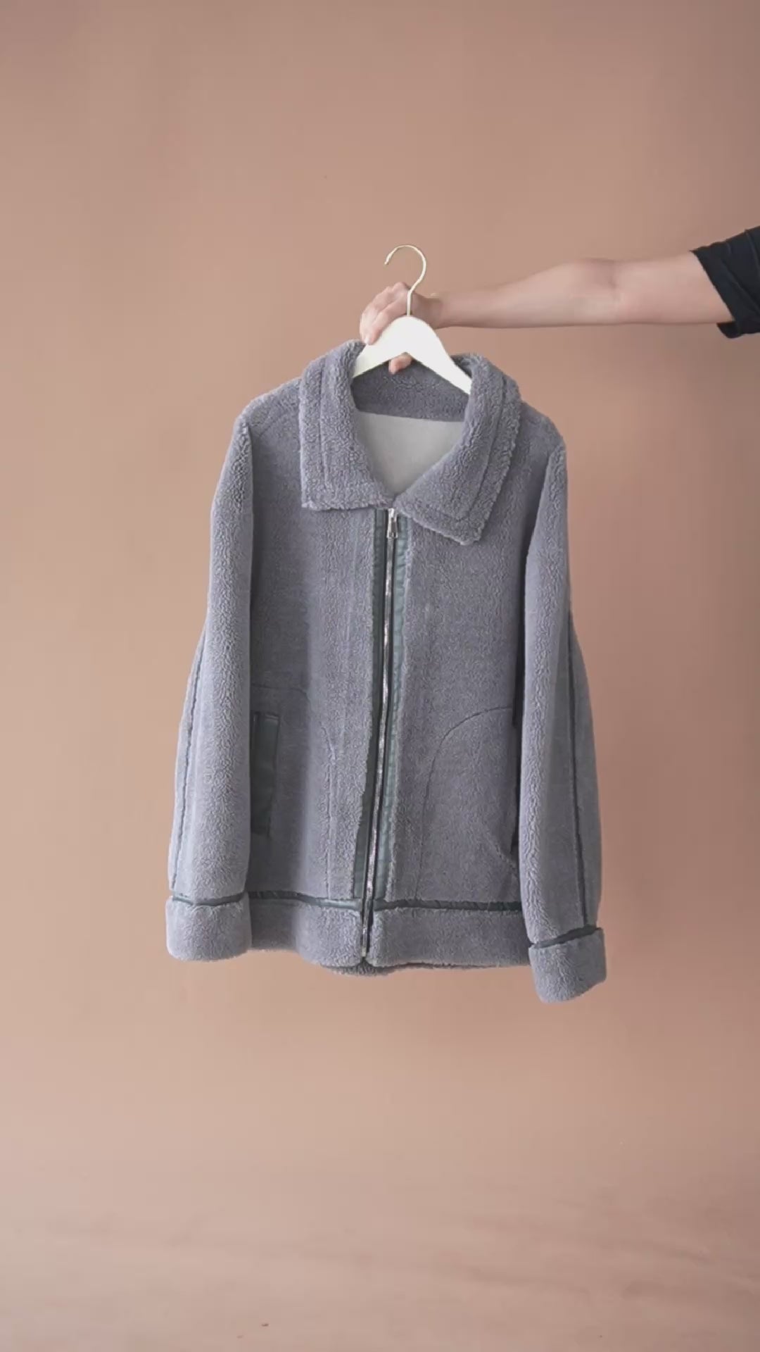 เช่าเสื้อแจ็คเก็ต ชาย รุ่น CASSETTE สี เทา