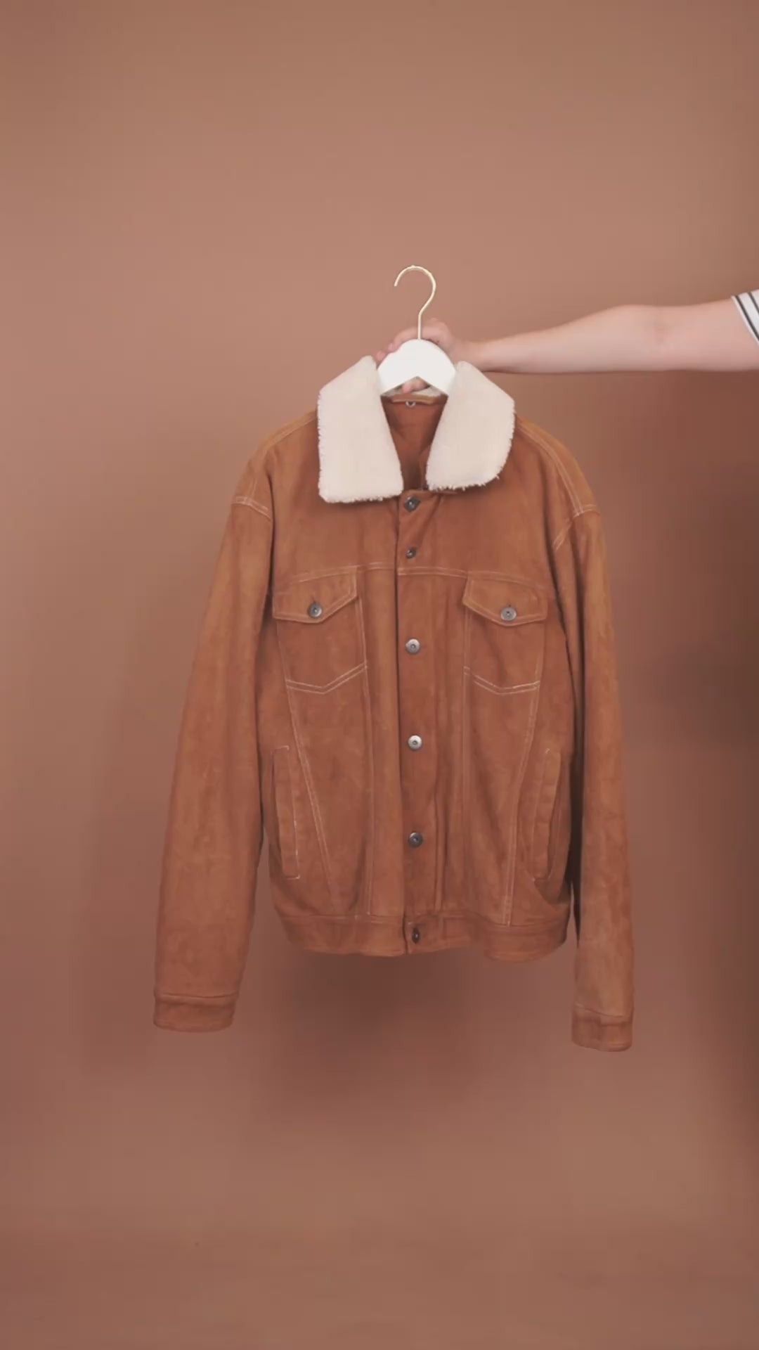 เช่าเสื้อแจ็คเก็ต ชาย รุ่น JONUS สี น้ำตาล