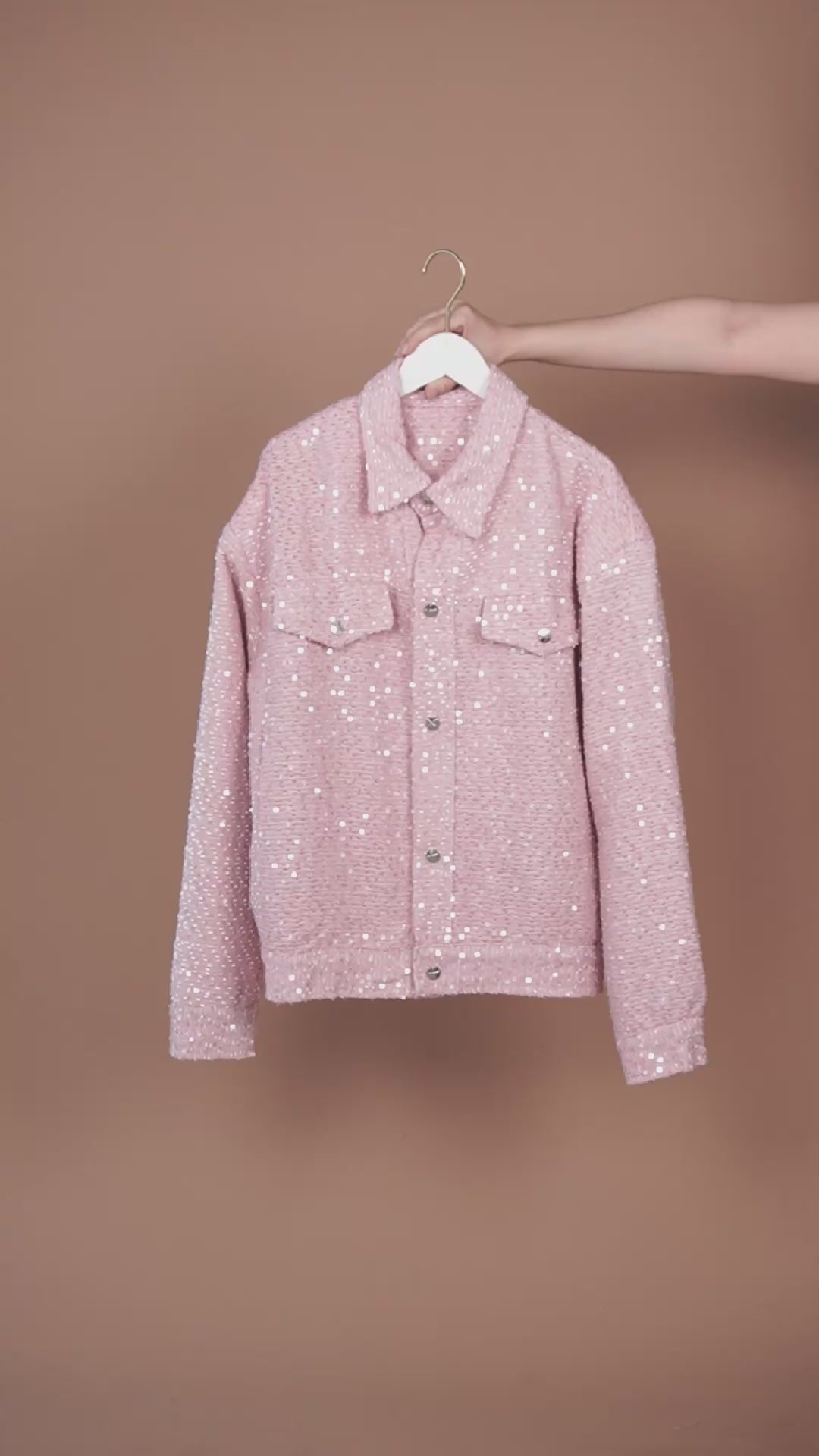 เช่าเสื้อแจ็คเก็ต ชาย รุ่น TIMOTHY สี ชมพู