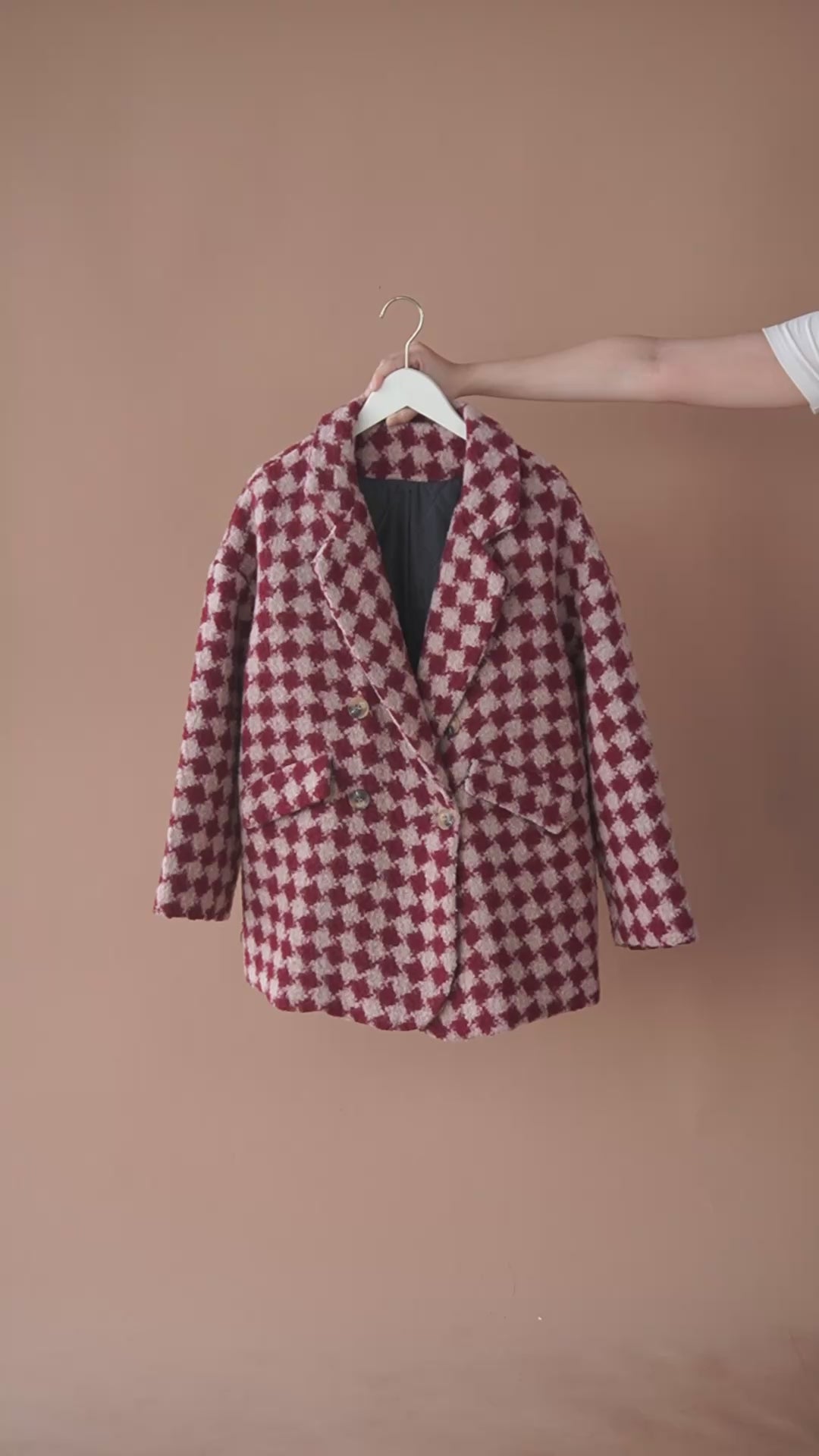 เช่าเสื้อโค้ท หญิง รุ่น MIRANDA สี แดง