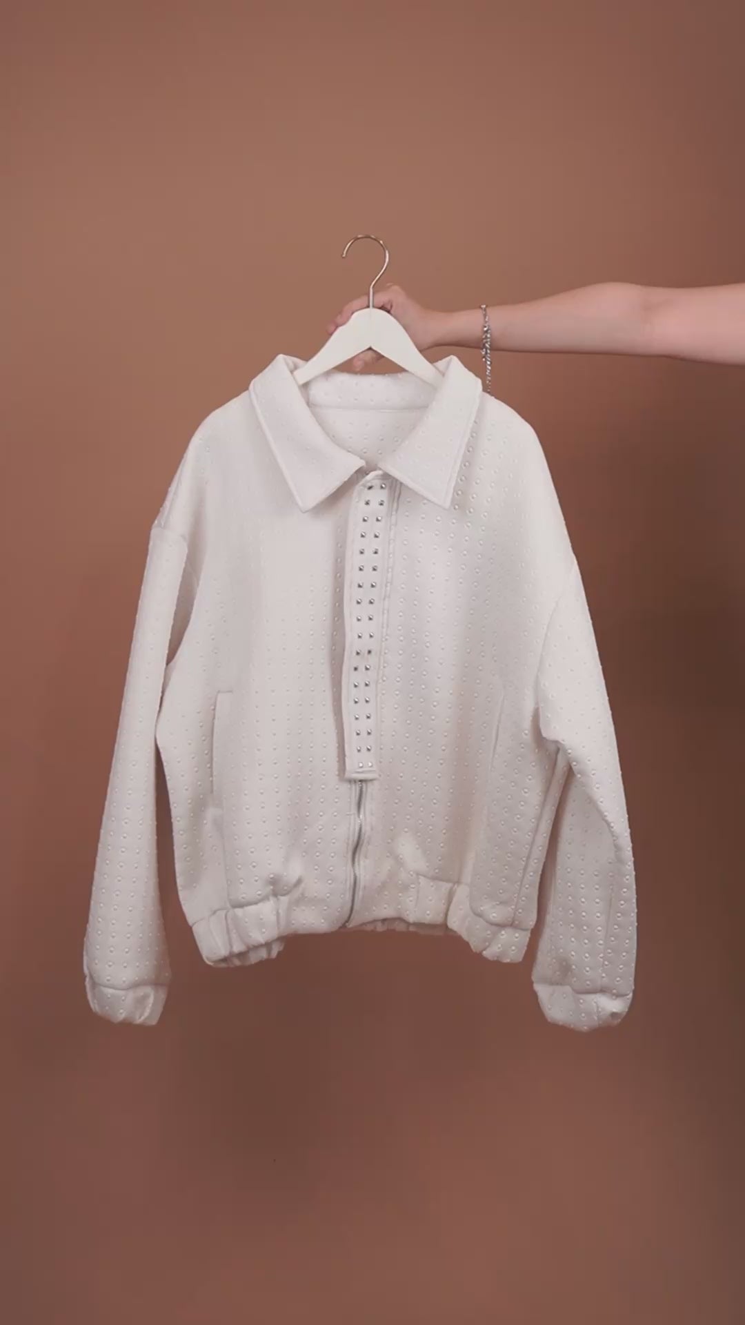 เช่าเสื้อแจ็คเก็ต ชาย รุ่น DIAMANTE สี ขาว