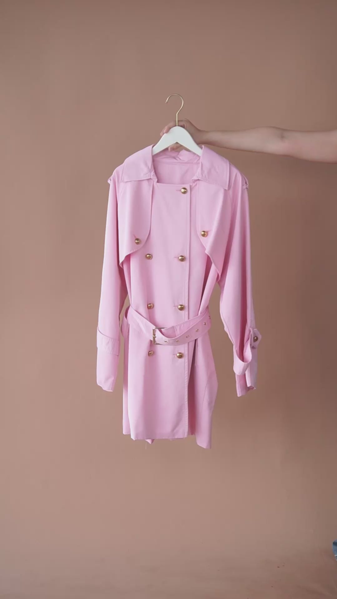 เช่าเสื้อเทรนช์โค้ท หญิง รุ่น AMAPOLA สี ชมพู