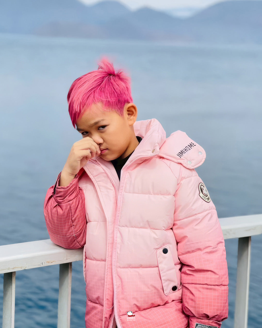 เช่าเสื้อกันหนาว เด็ก รุ่น ELODIE สี ชมพู